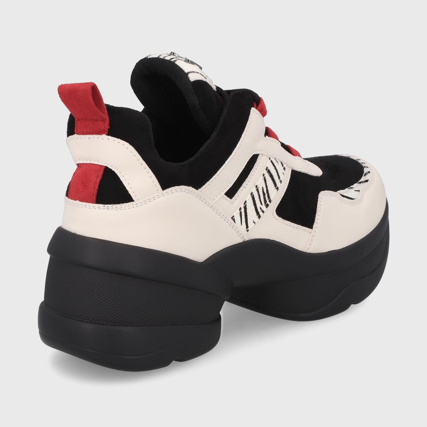 Zapatilla Plataforma Blanca Mujer 13162 Gotta-4
