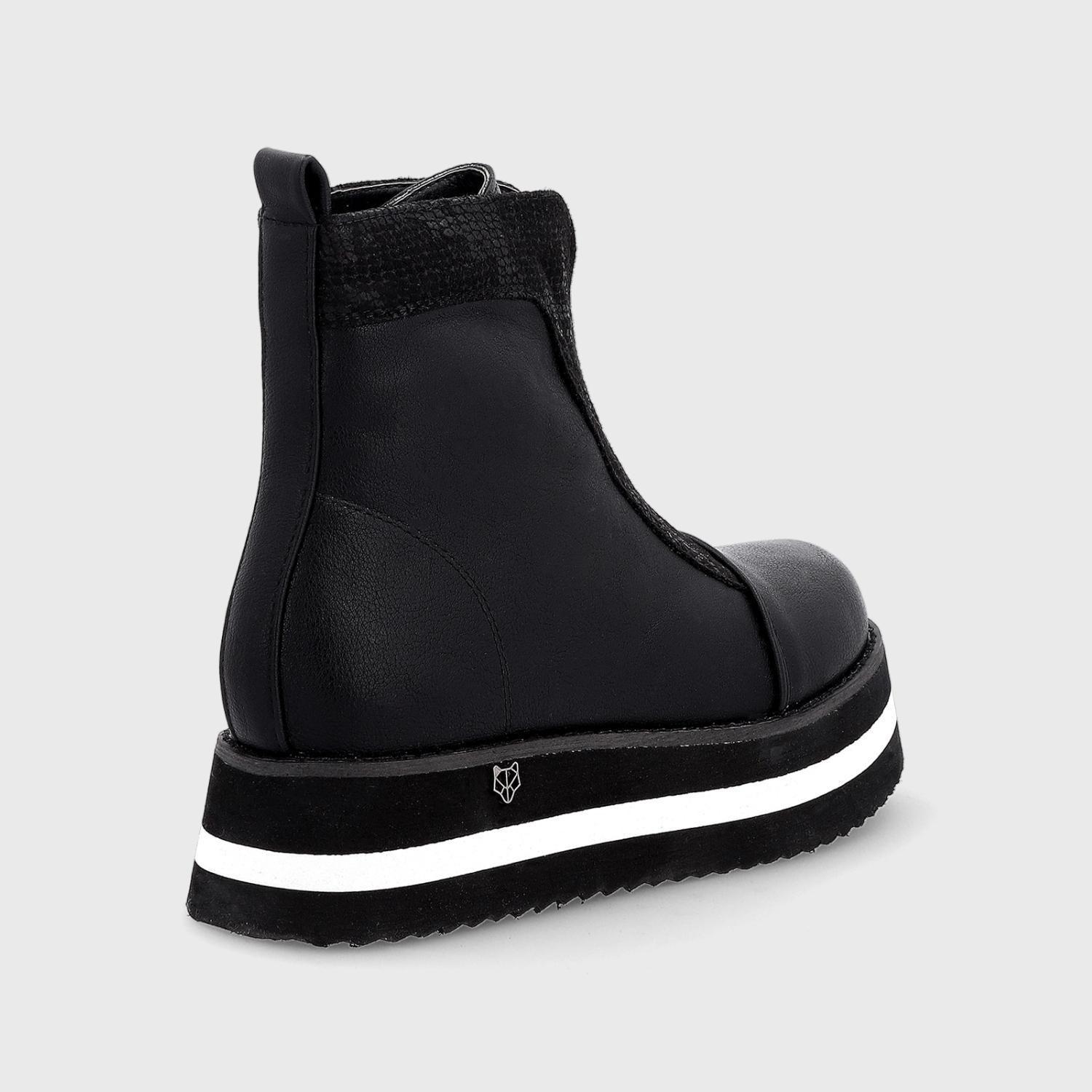Botín Negro Mujer 25920 Gotta-4