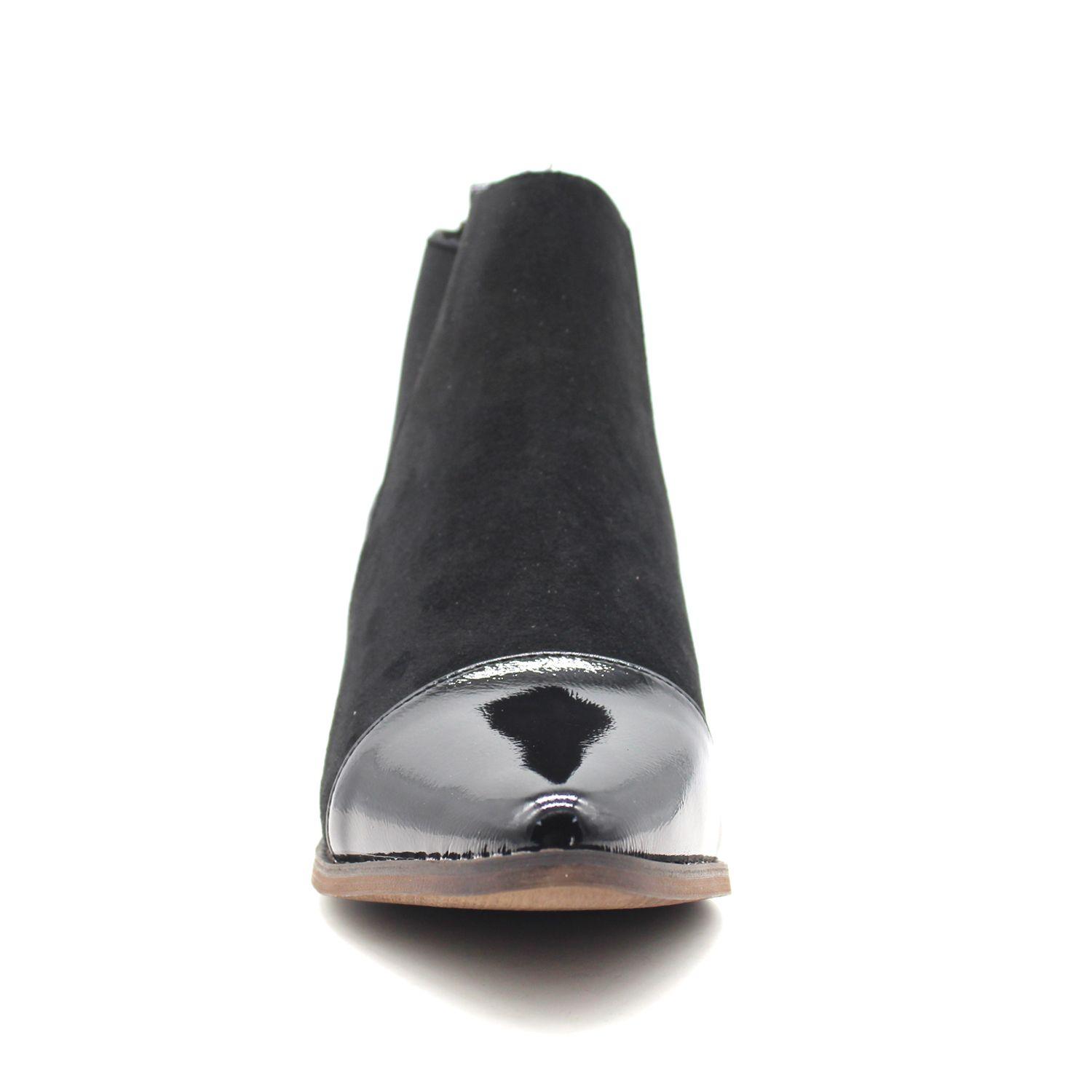 Botín Negro Mujer C7308 Gotta-2