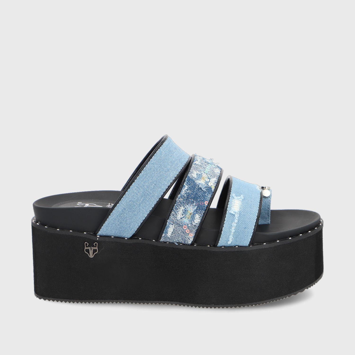 Sandalia Denim Mujer 15662 Gotta-0