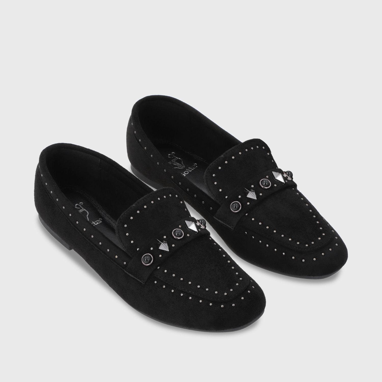 Zapato Plano Negro Mujer 54030 Gotta-2