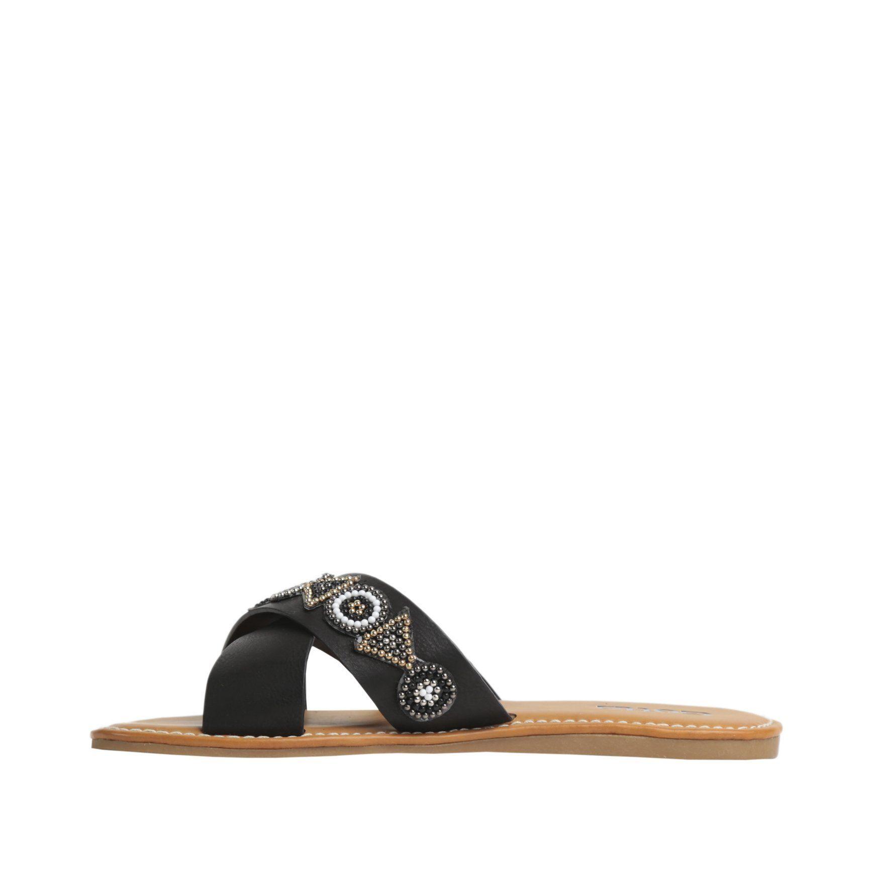 Sandalia  Negra Mujer 86118 Gotta-2