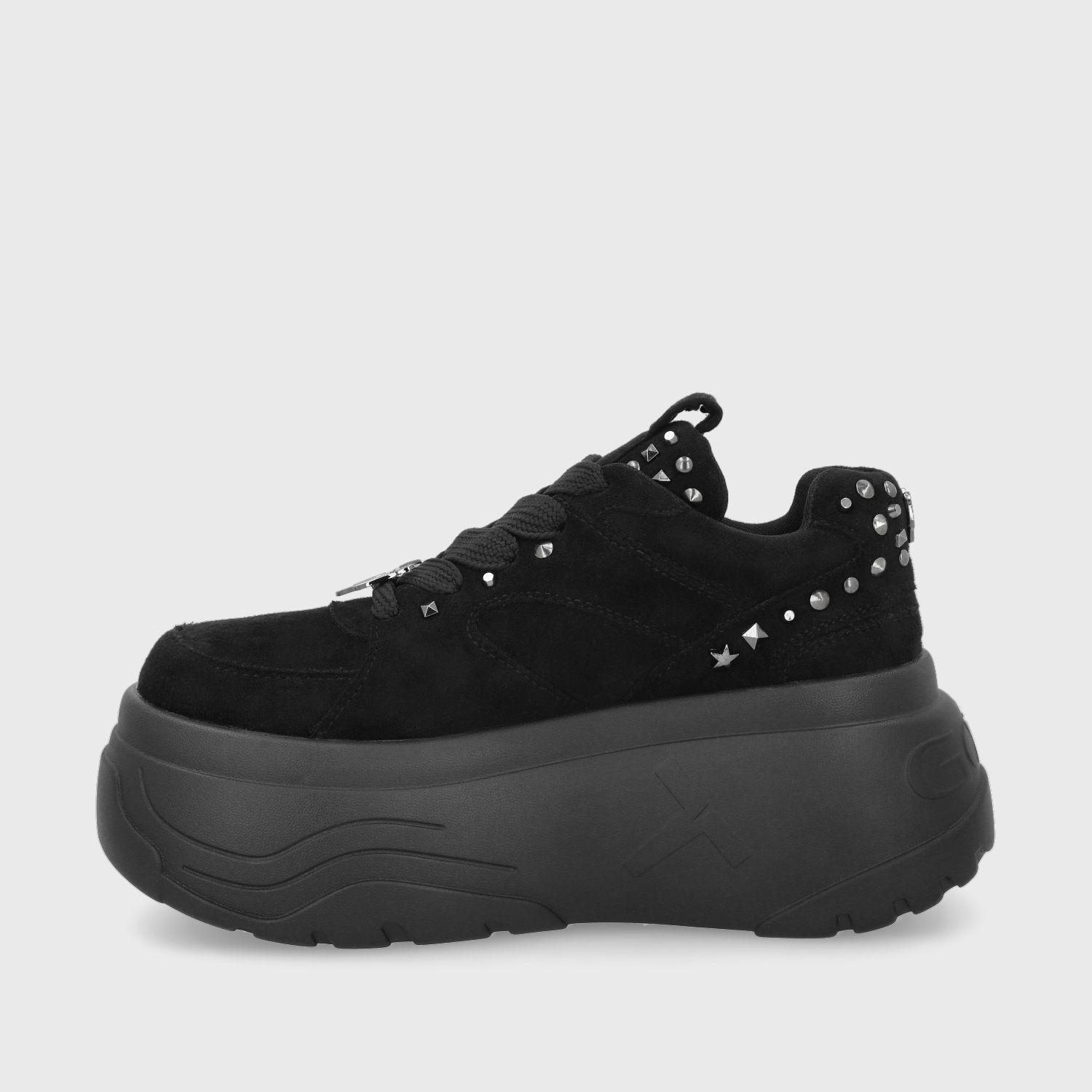 Zapatilla Plataforma Negra Mujer 43062 Gotta-3
