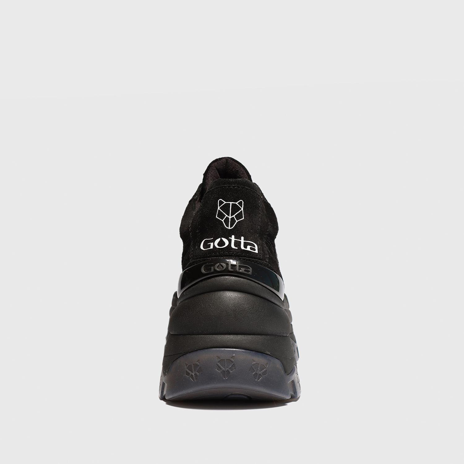 Zapatilla Cuero Negra Mujer 18540 Gotta-4