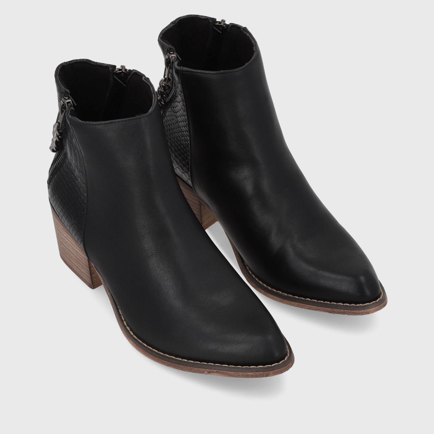 Botín Negro Mujer 9722A Gotta-2