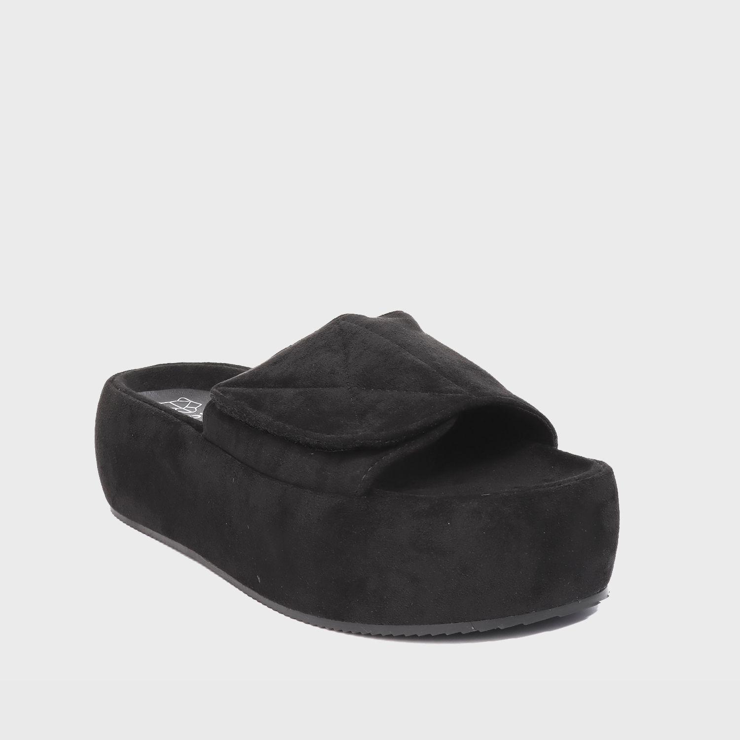 Sandalia Plataforma Negra Mujer 25520 Gotta-1