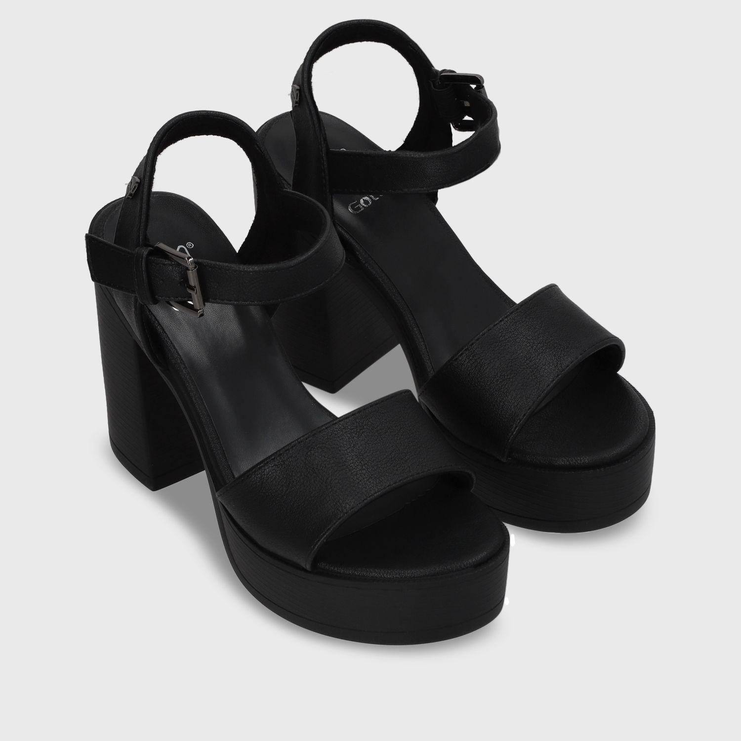 Sandalia Plataforma Negro Mujer 45961 Gotta-2