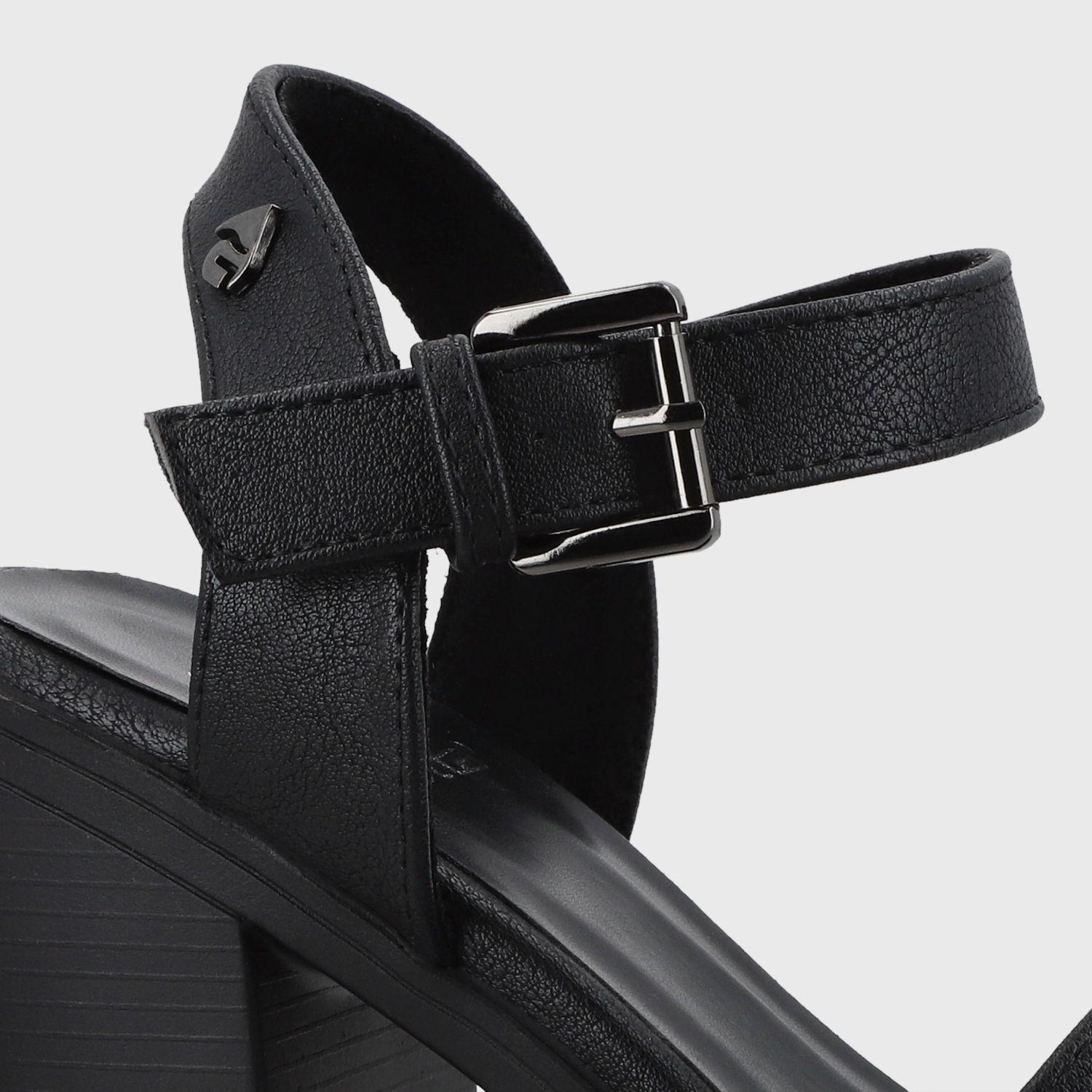 Sandalia Plataforma Negro Mujer 45961 Gotta-5