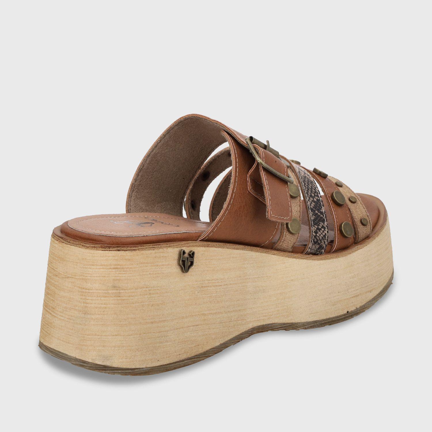 Sandalia Plataforma Beige Mujer 45841 Gotta-2