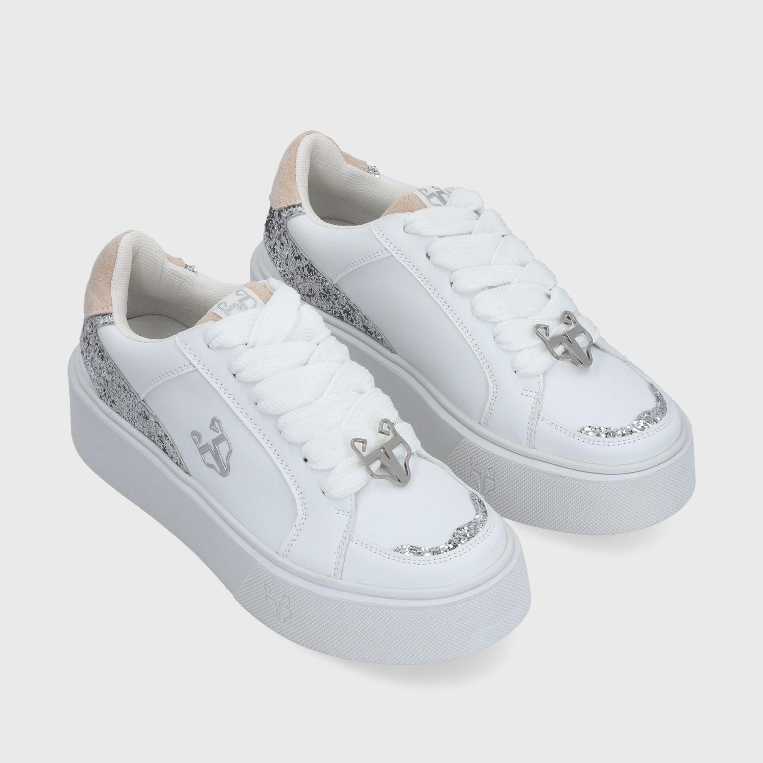 Zapatilla Blanca Mujer 43046 Gotta-3