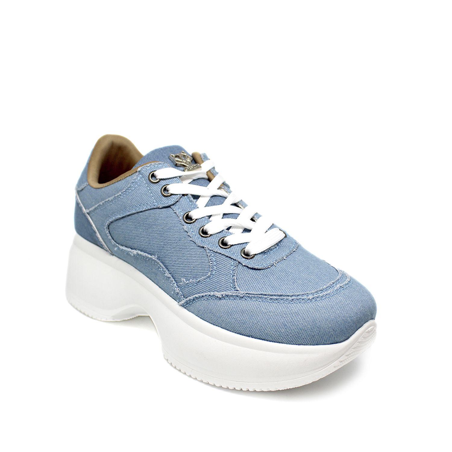 Zapatilla Celeste Mujer 15911 Gotta-1