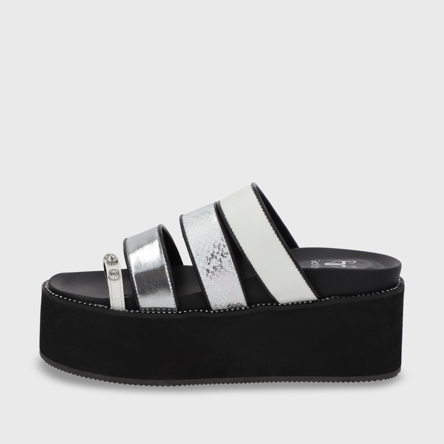 Sandalia Plataforma Blanca Mujer 15662 Gotta-3