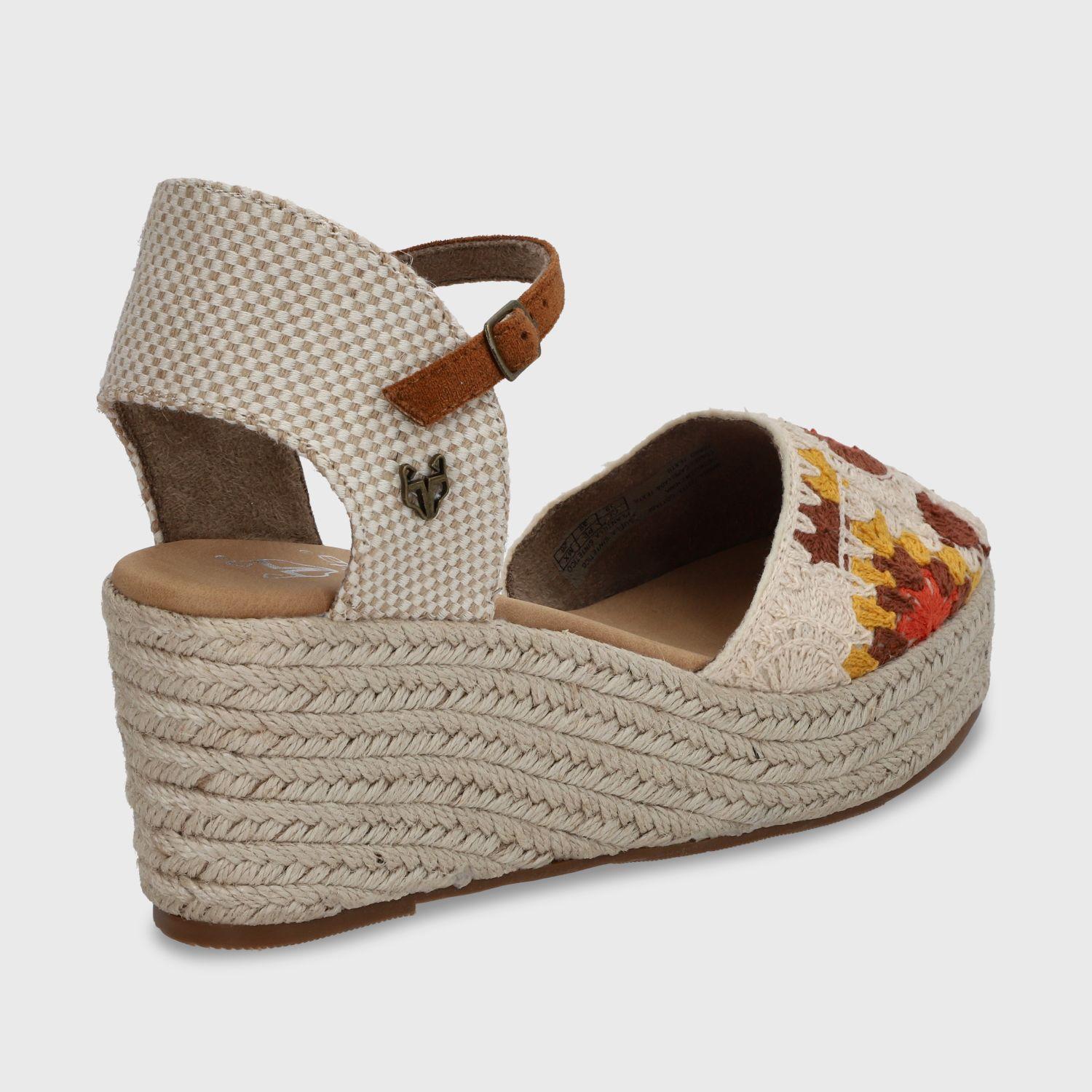 Sandalia Plataforma Verde Mujer 45711 Gotta-4