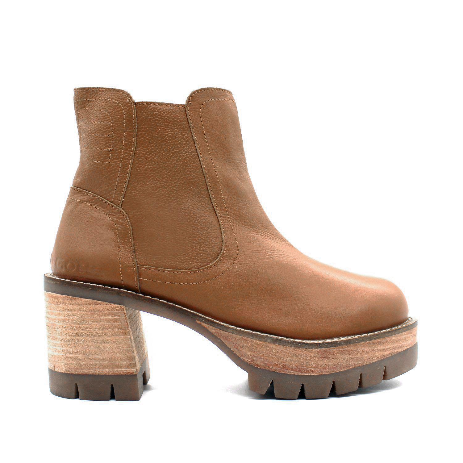BOTIN CUERO CAMEL 18562-0