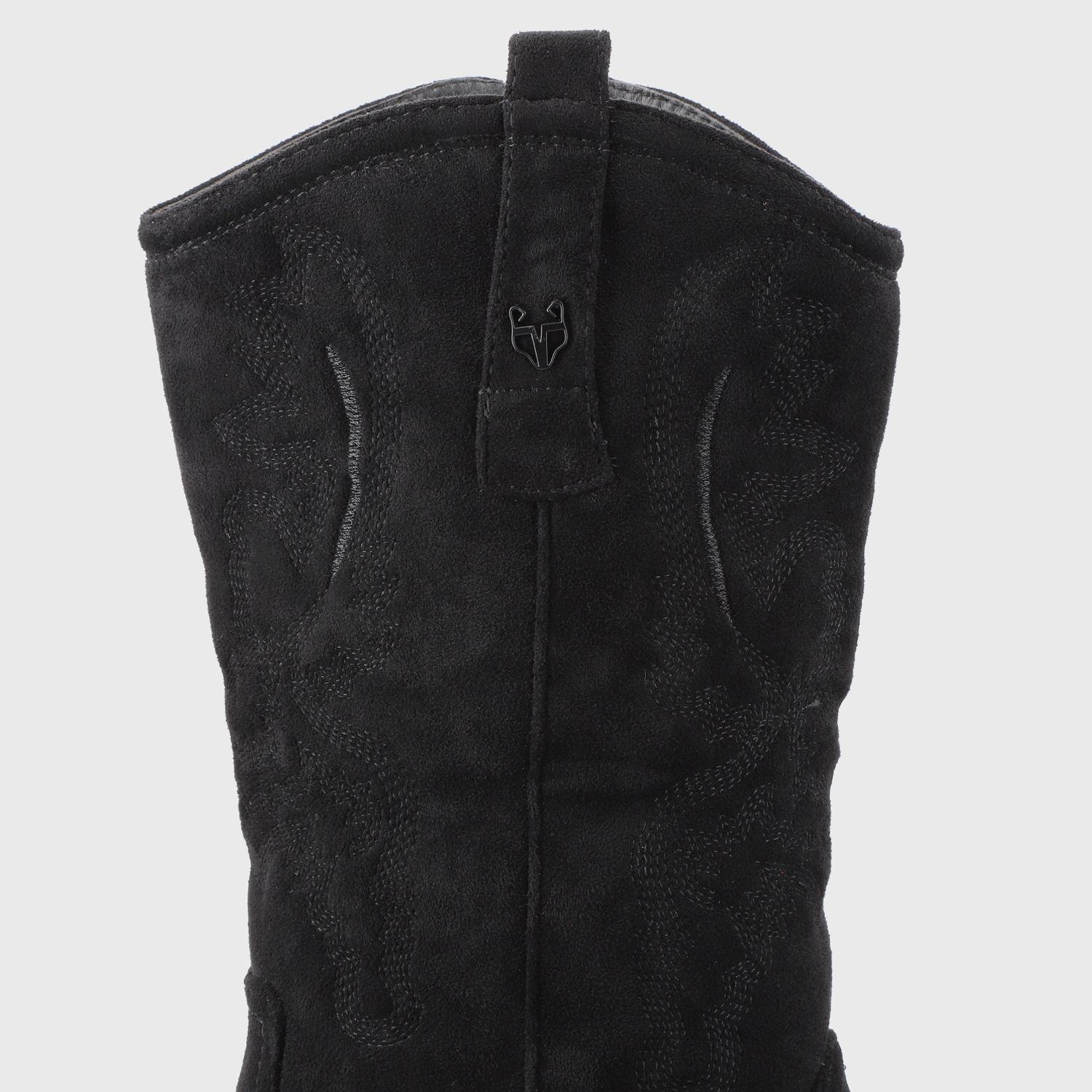 Bota Taco Negro  Mujer 23714 Gotta-5