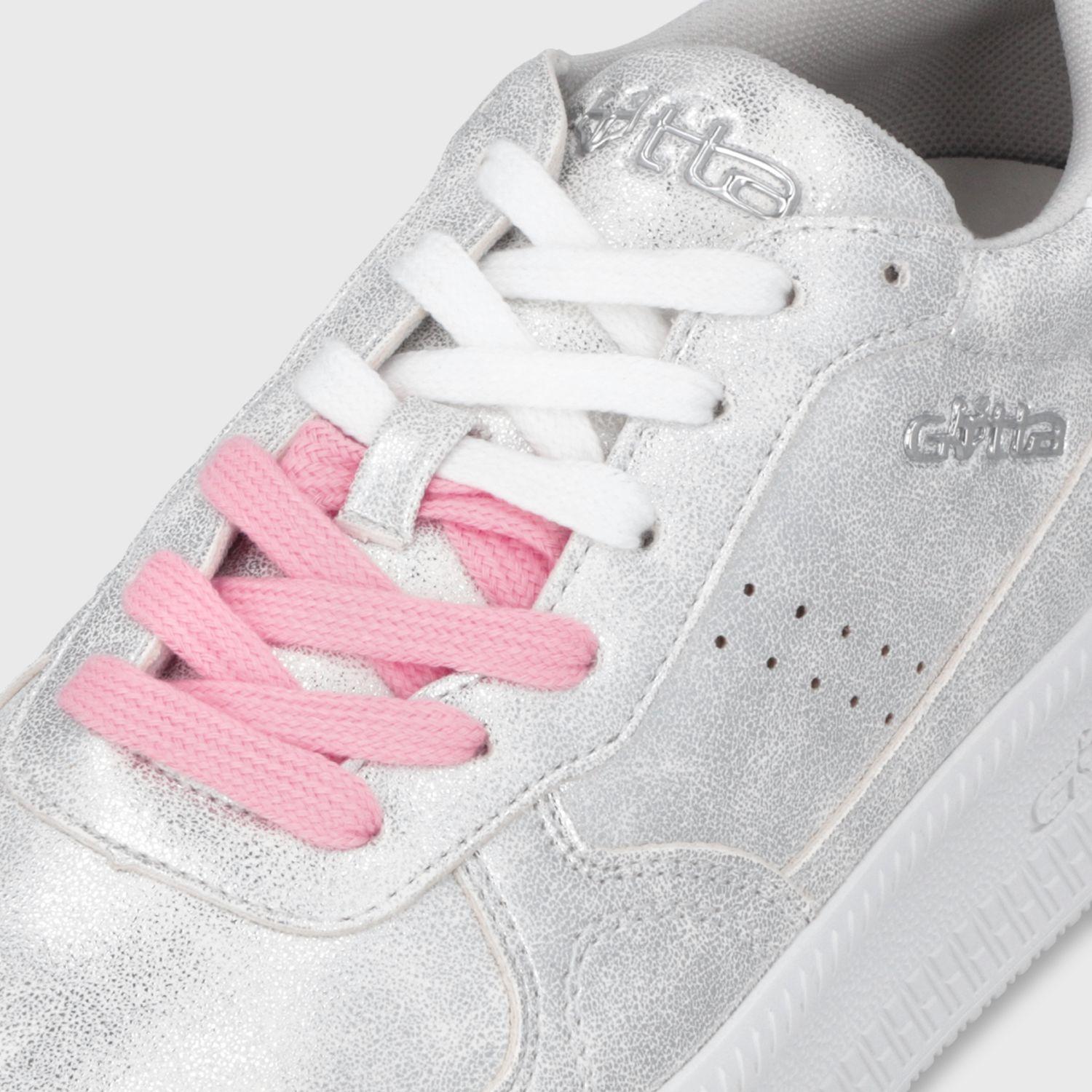 Zapatilla Plataforma Plateada Mujer 67313 Gotta-6