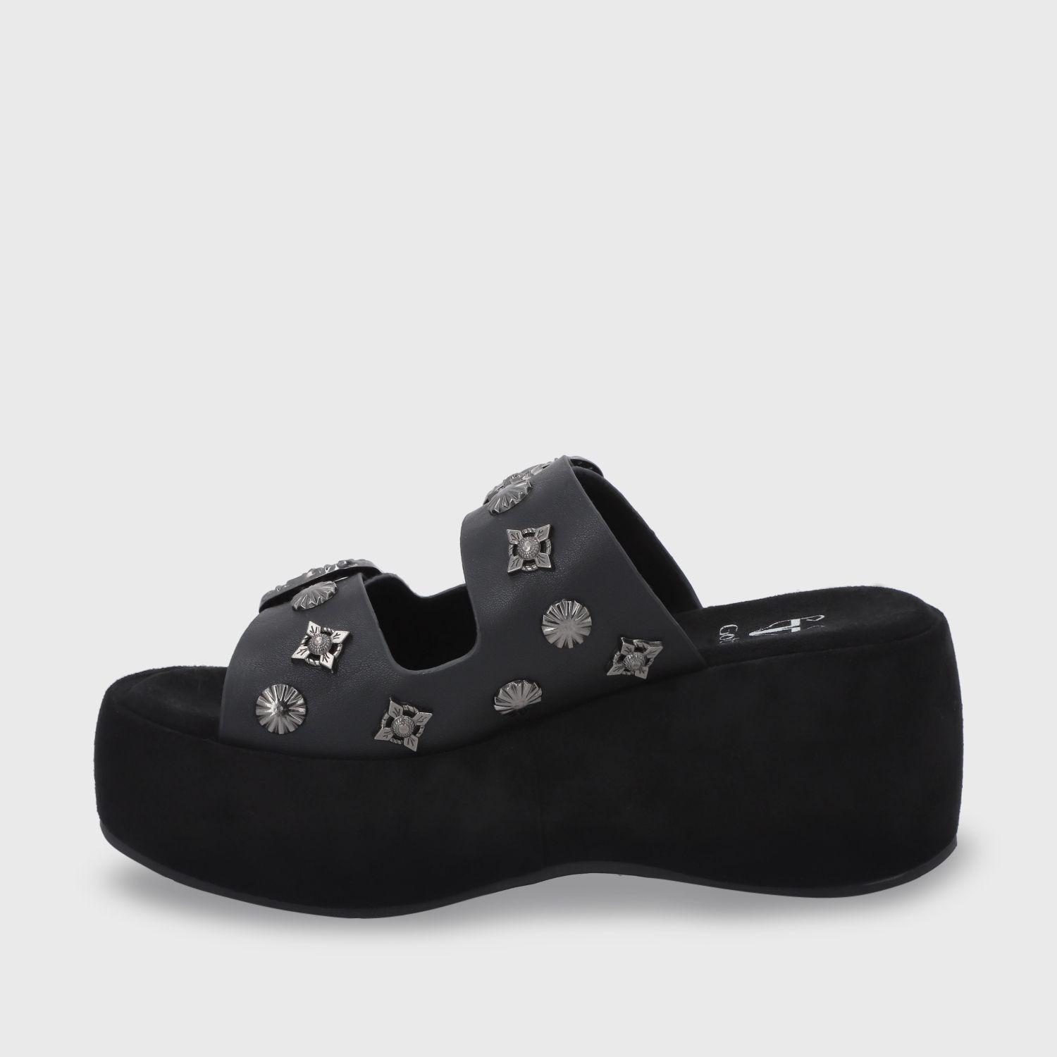 Sandalia Plataforma Negra Mujer 45825 Gotta-3