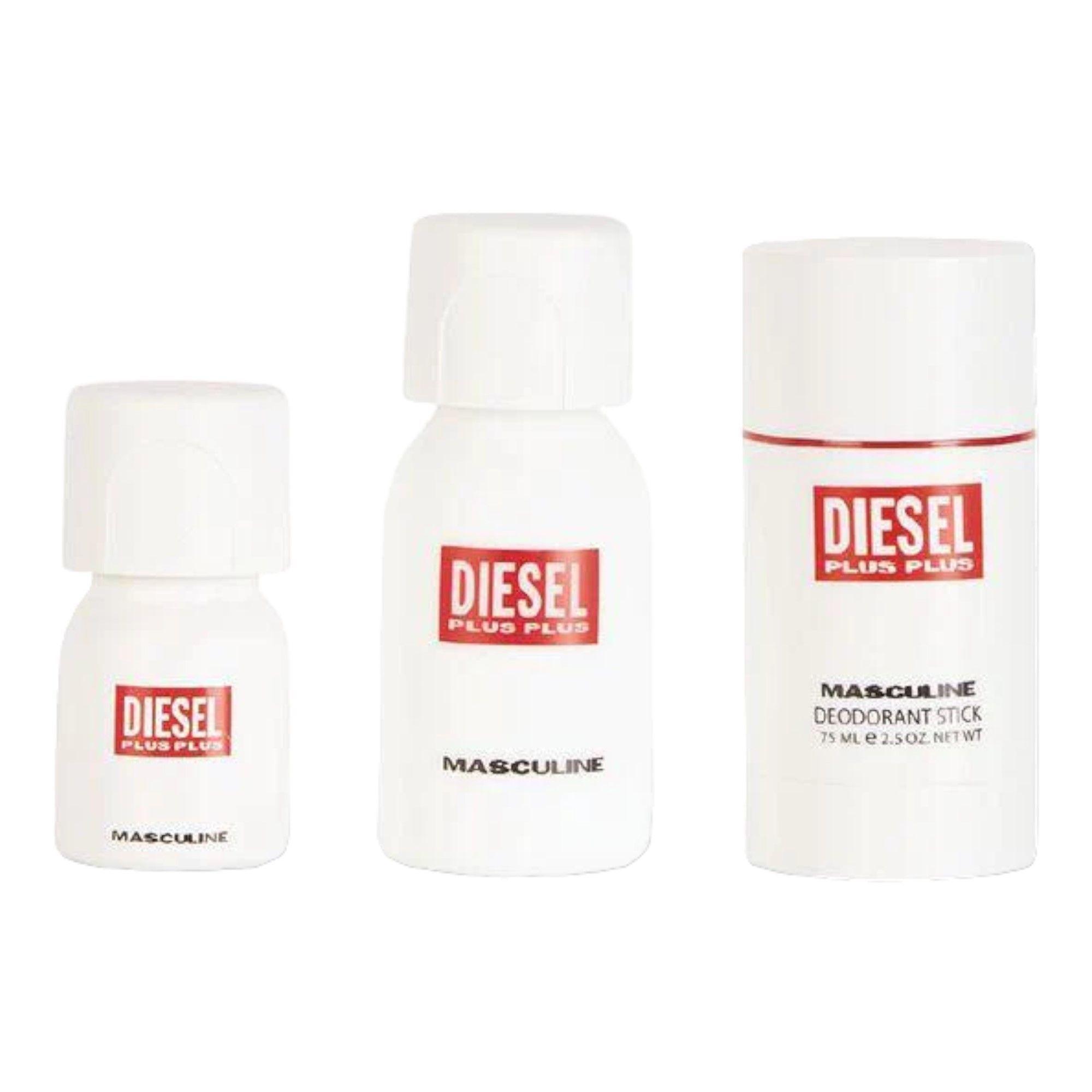 Estuche Diesel Plus Plus Hombre 75ml+35ml+75ml Deodarant-1