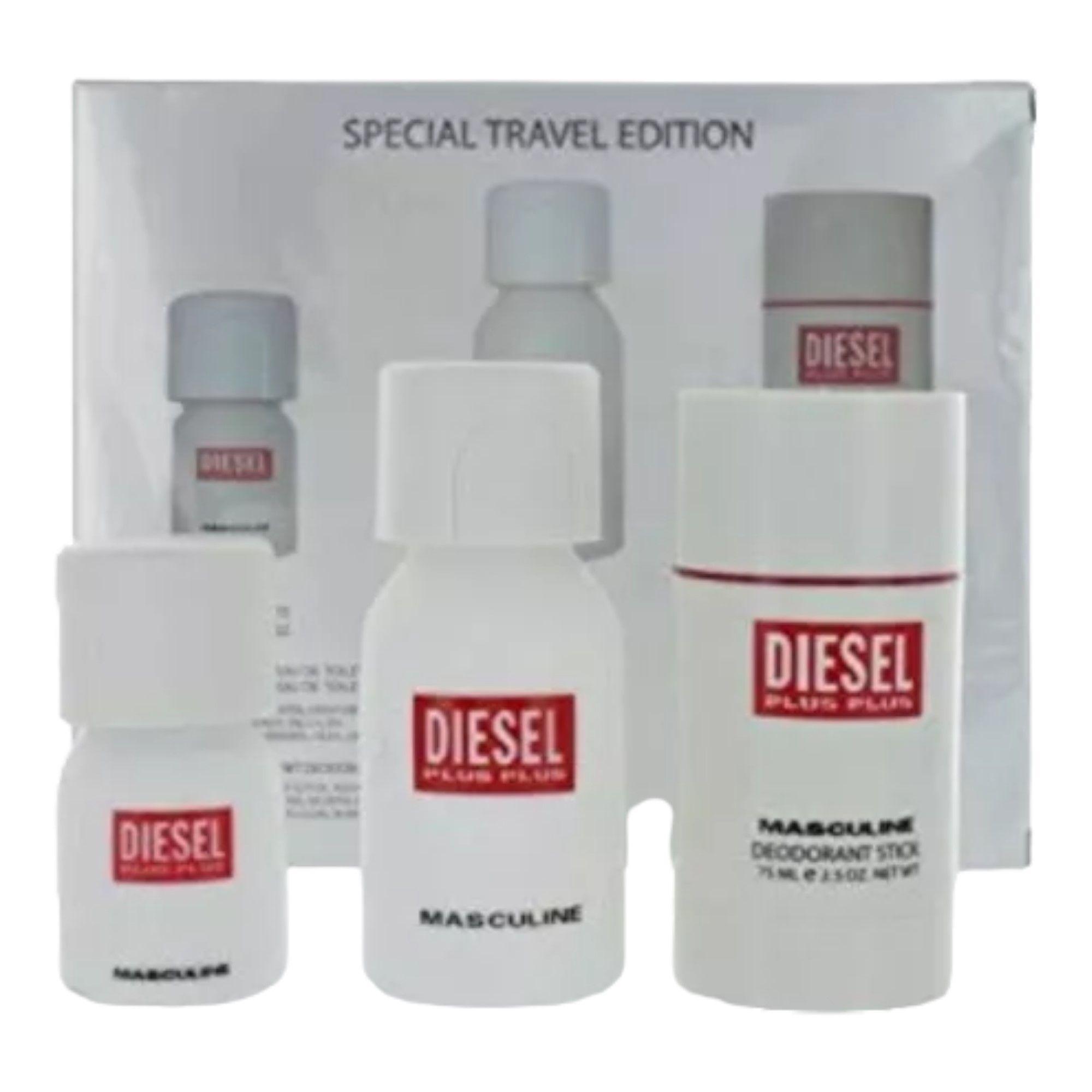Estuche Diesel Plus Plus Hombre 75ml+35ml+75ml Deodarant-2
