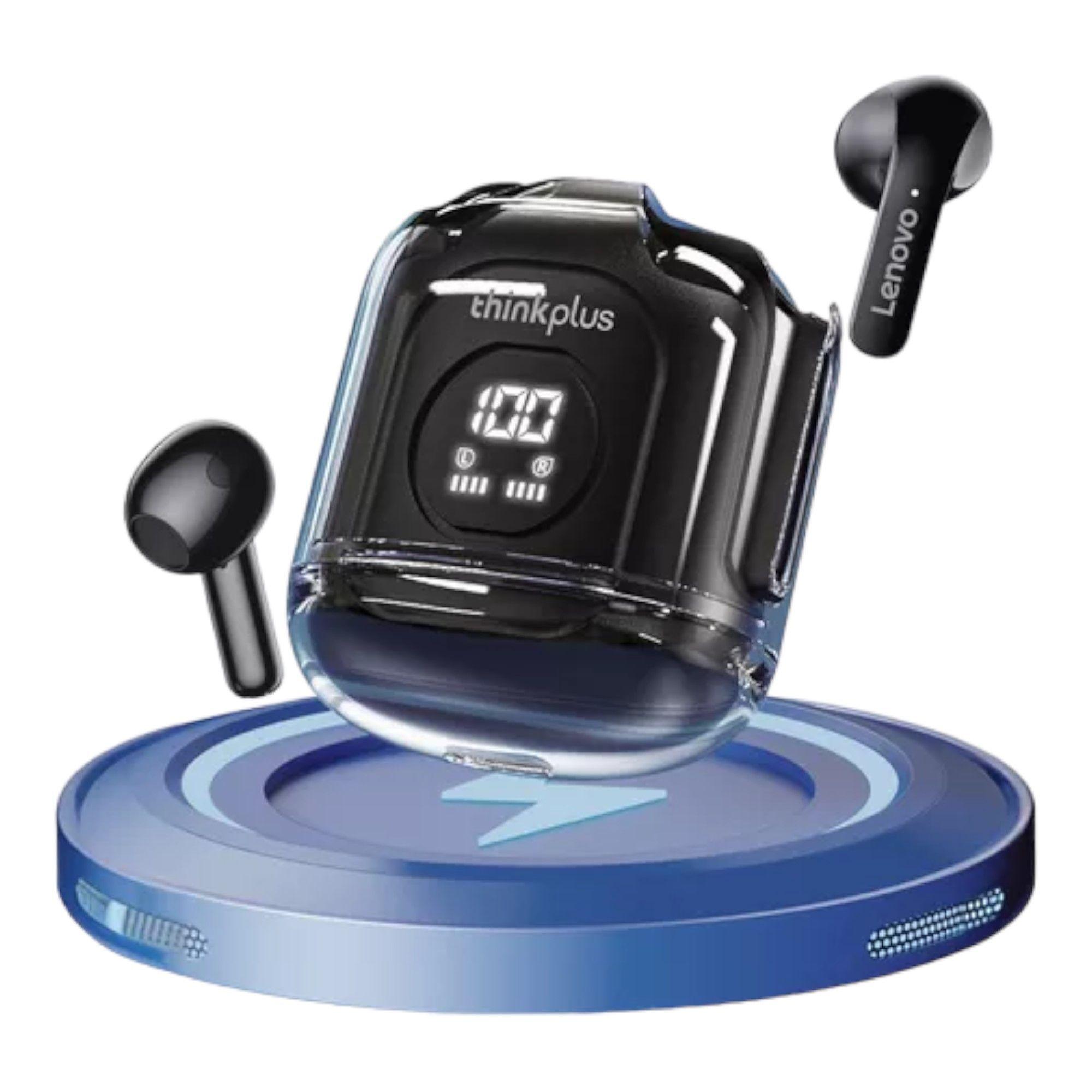 Audifonos Bluetooth Lenovo Xt65 Negro-1