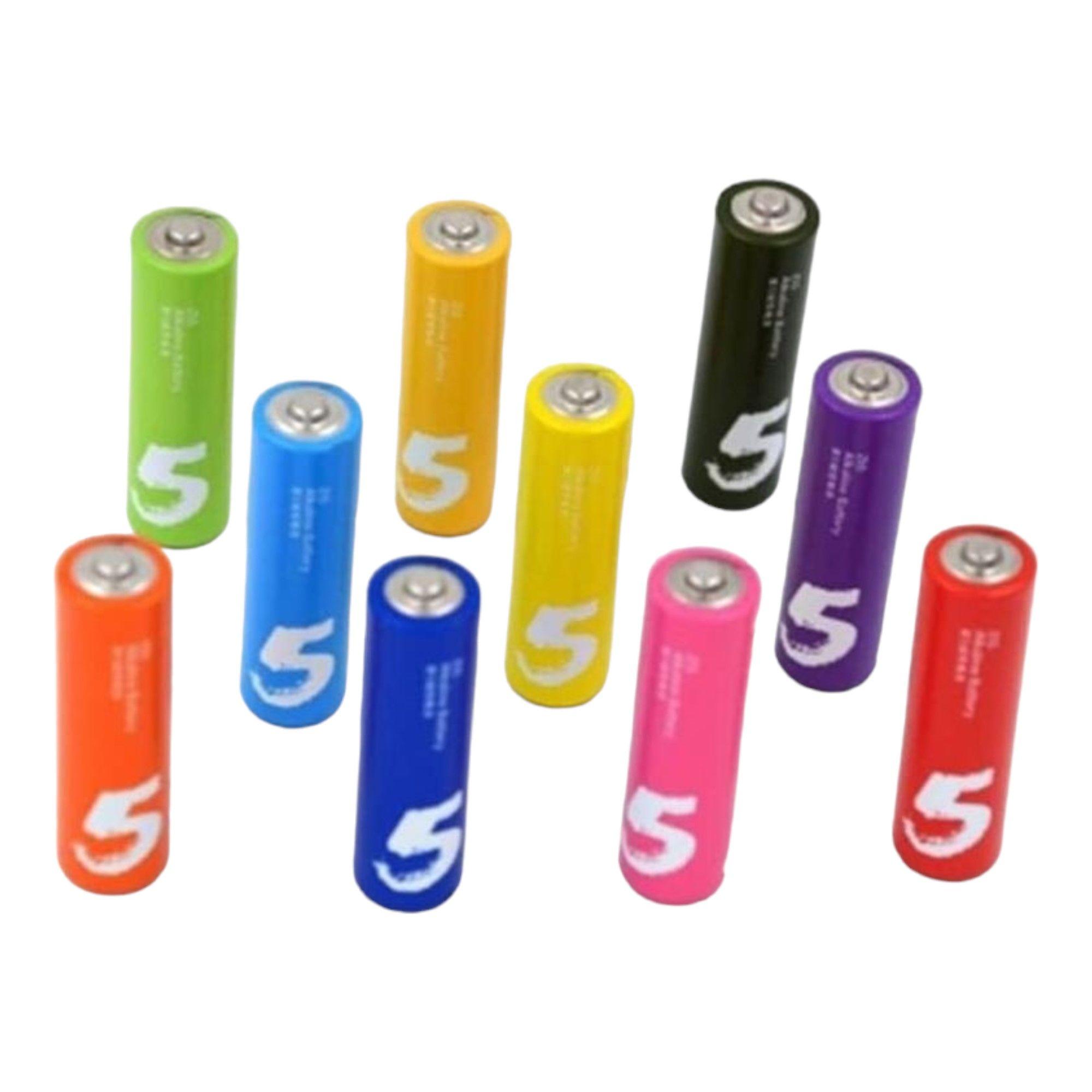 PILAS AA ALCALINAS DESECHABLES XIAOMI RAINBOW 10 UNIDADES-2