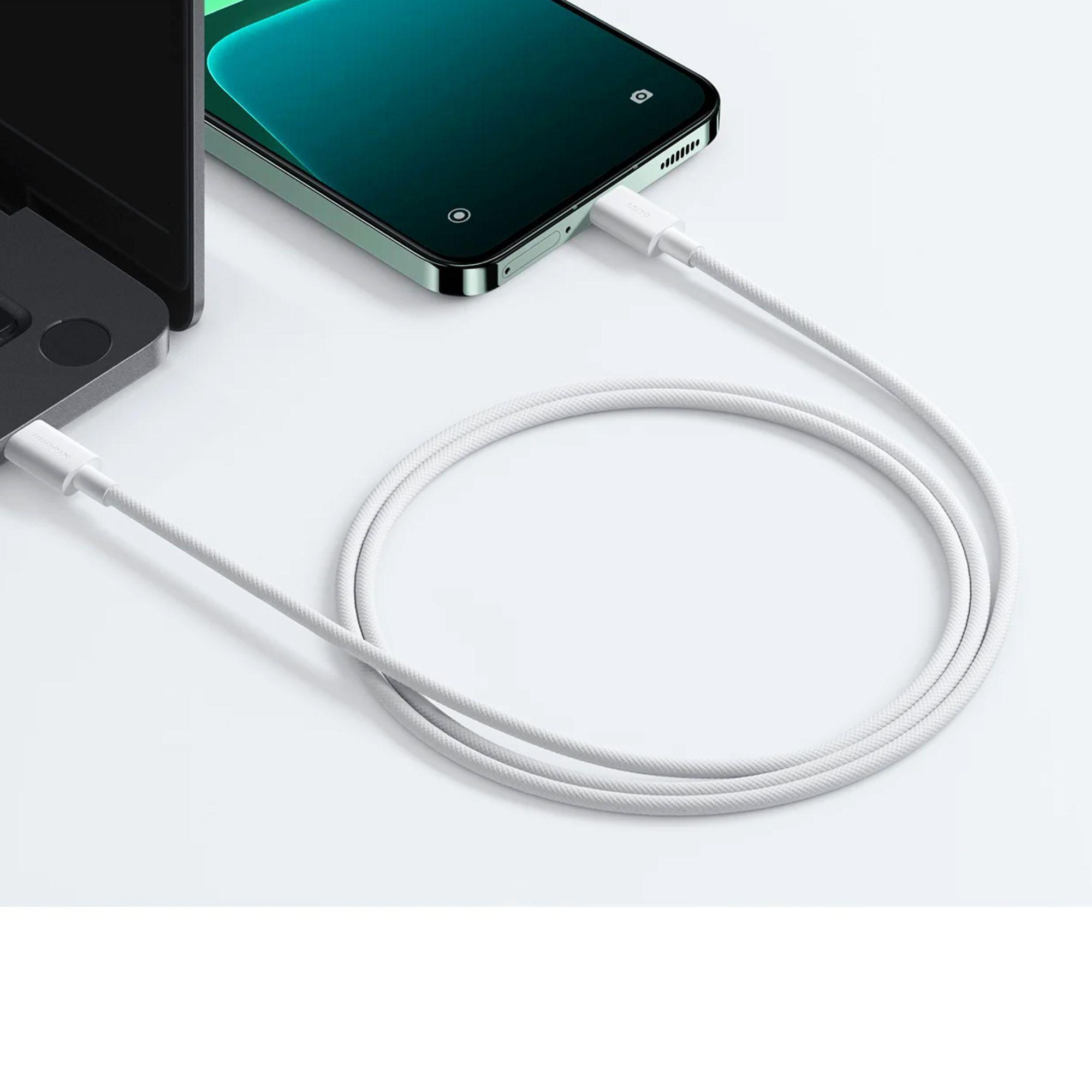 Cable Xiaomi 3A Braided USB C to USB C 1 Metros-2