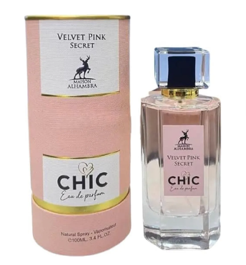 MAISON ALHAMBRA CHIC VELVET PINK SECRET EDP 100ML MUJER-0