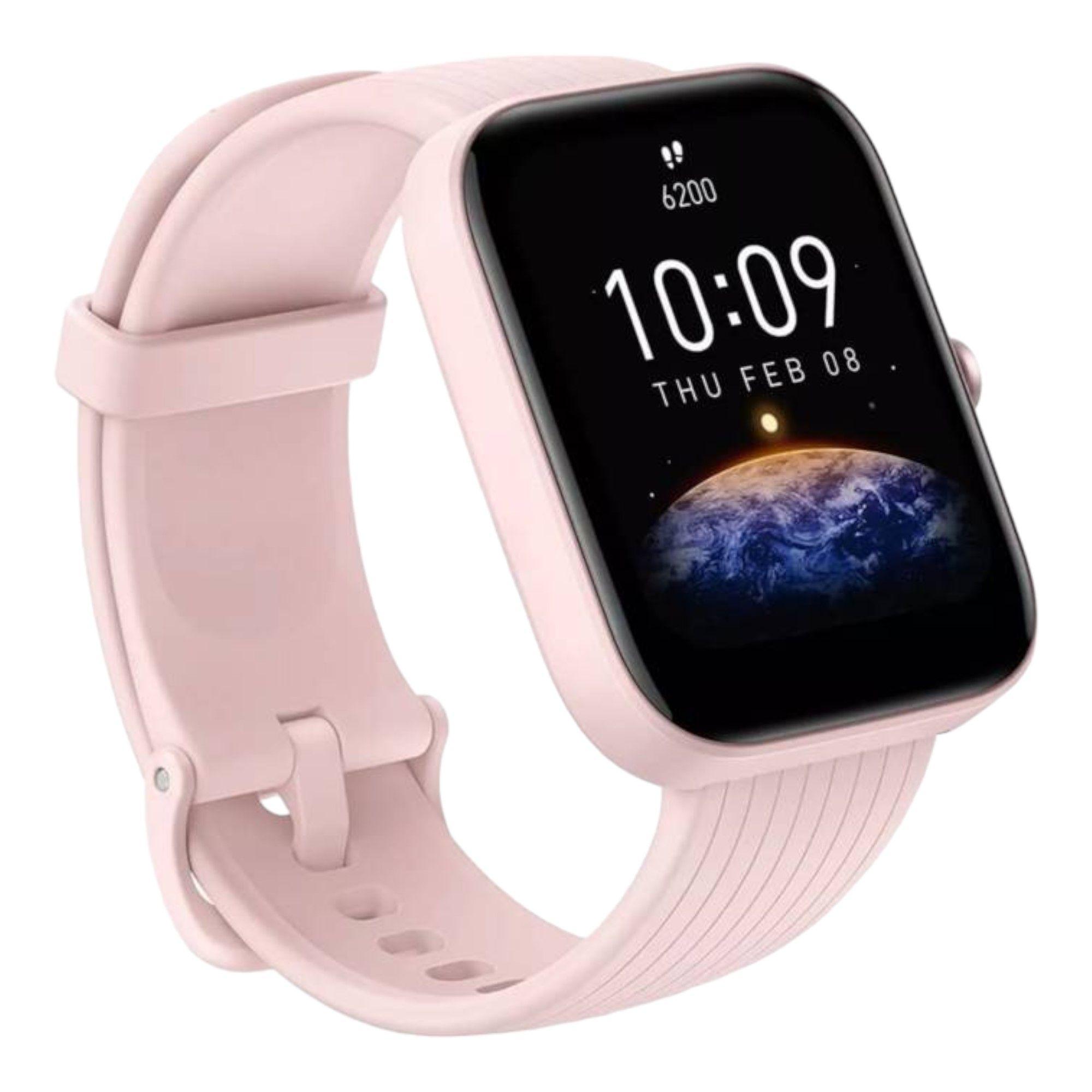 SMARTWATCH AMAZFIT BIP 3 ROSADO -2