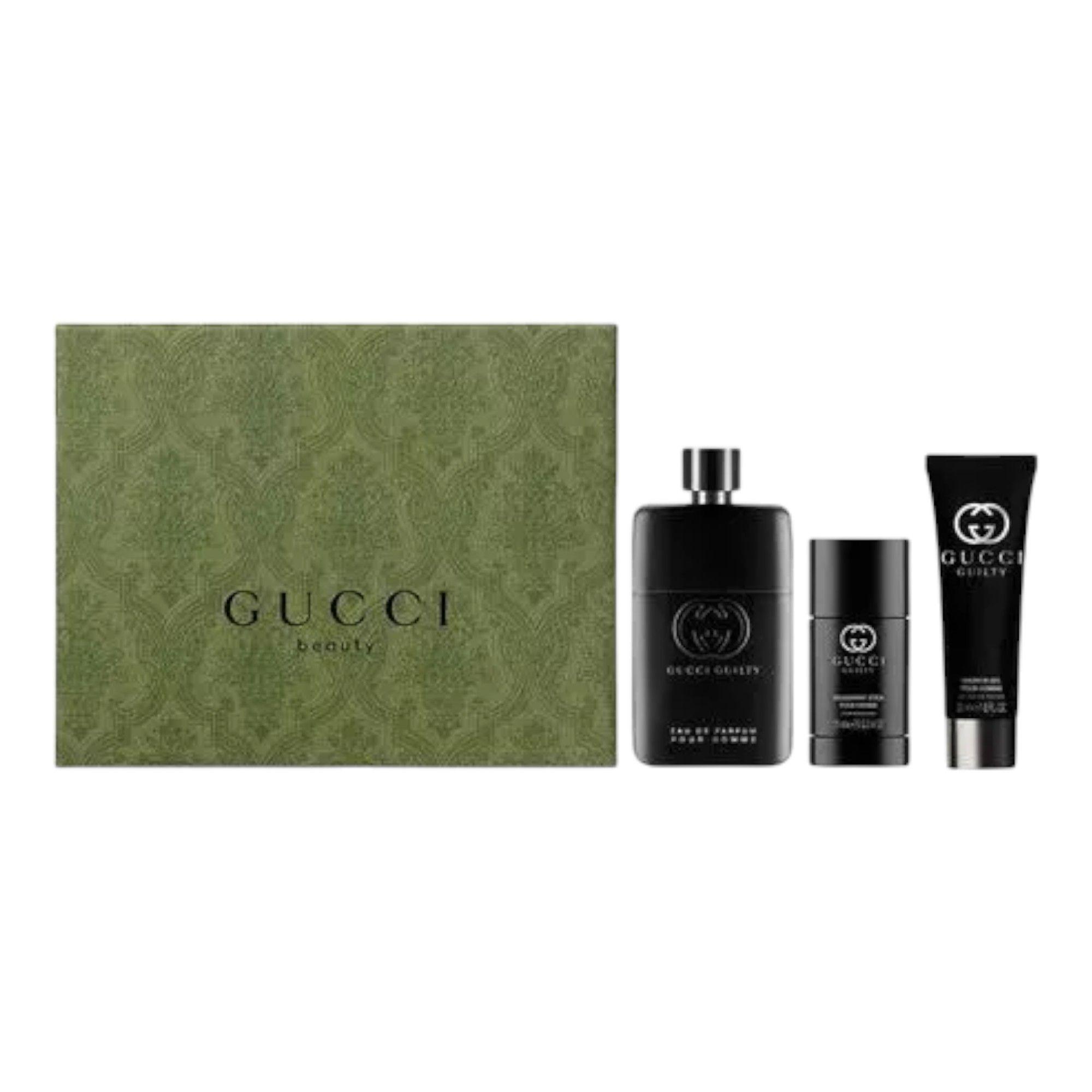GUCCI GUILTY POUR HOMME SET EDP 90ML + DEO 75ML + SG 50ML-0