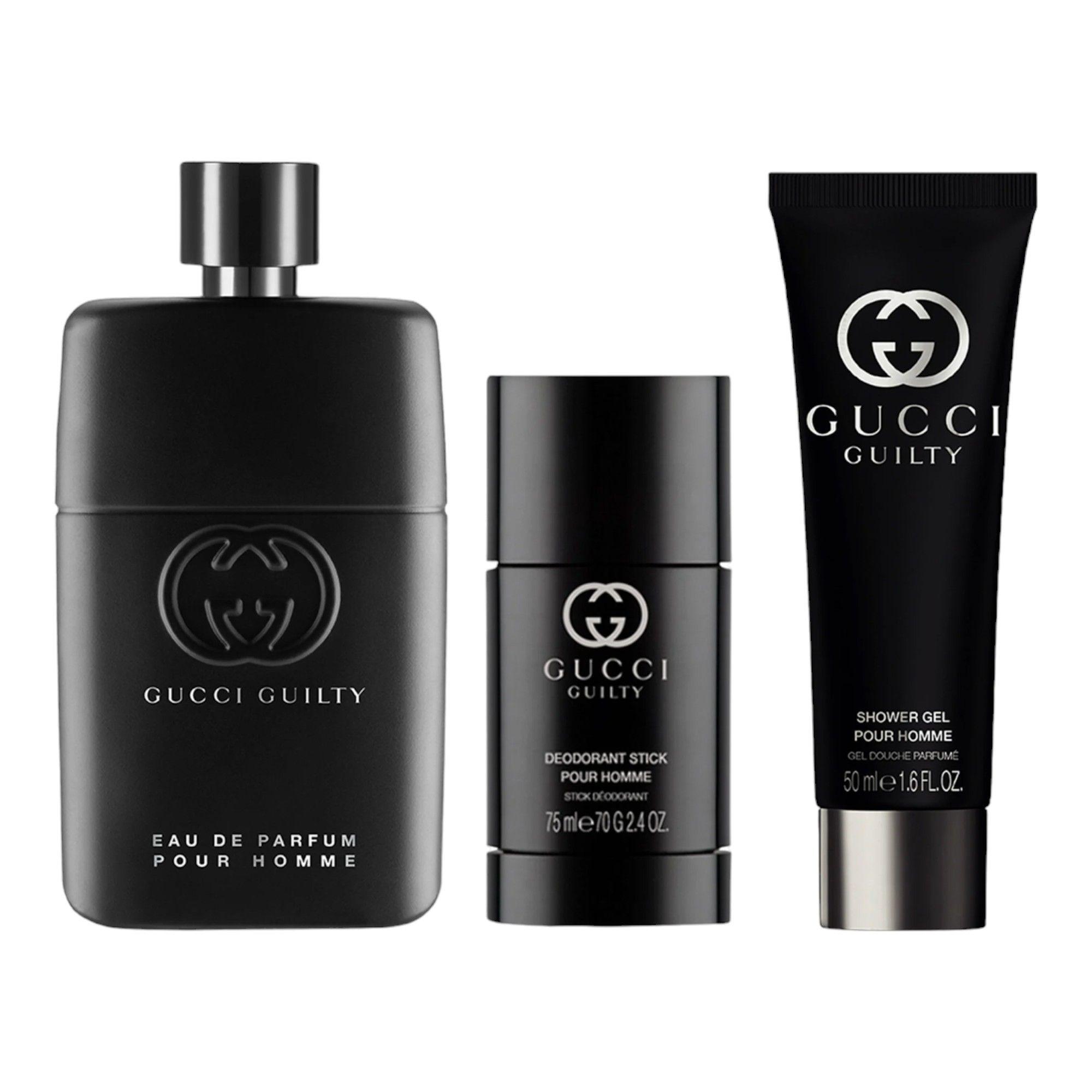 GUCCI GUILTY POUR HOMME SET EDP 90ML + DEO 75ML + SG 50ML-1