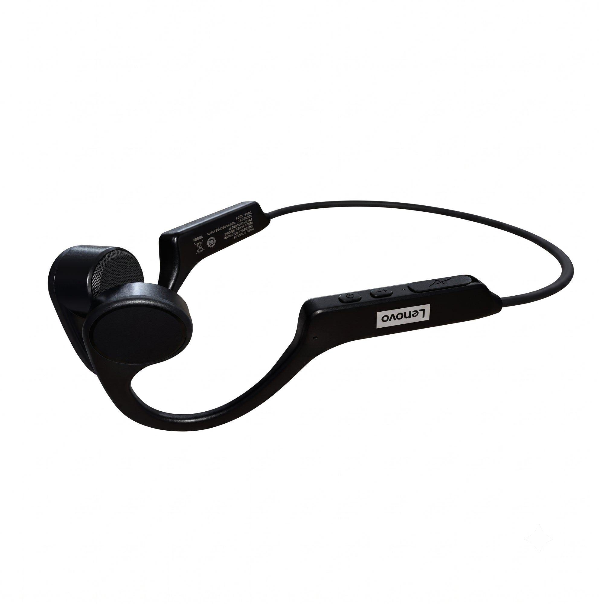 Lenovo X4 Black Conduccion osea Audifonos Bluetooth-2