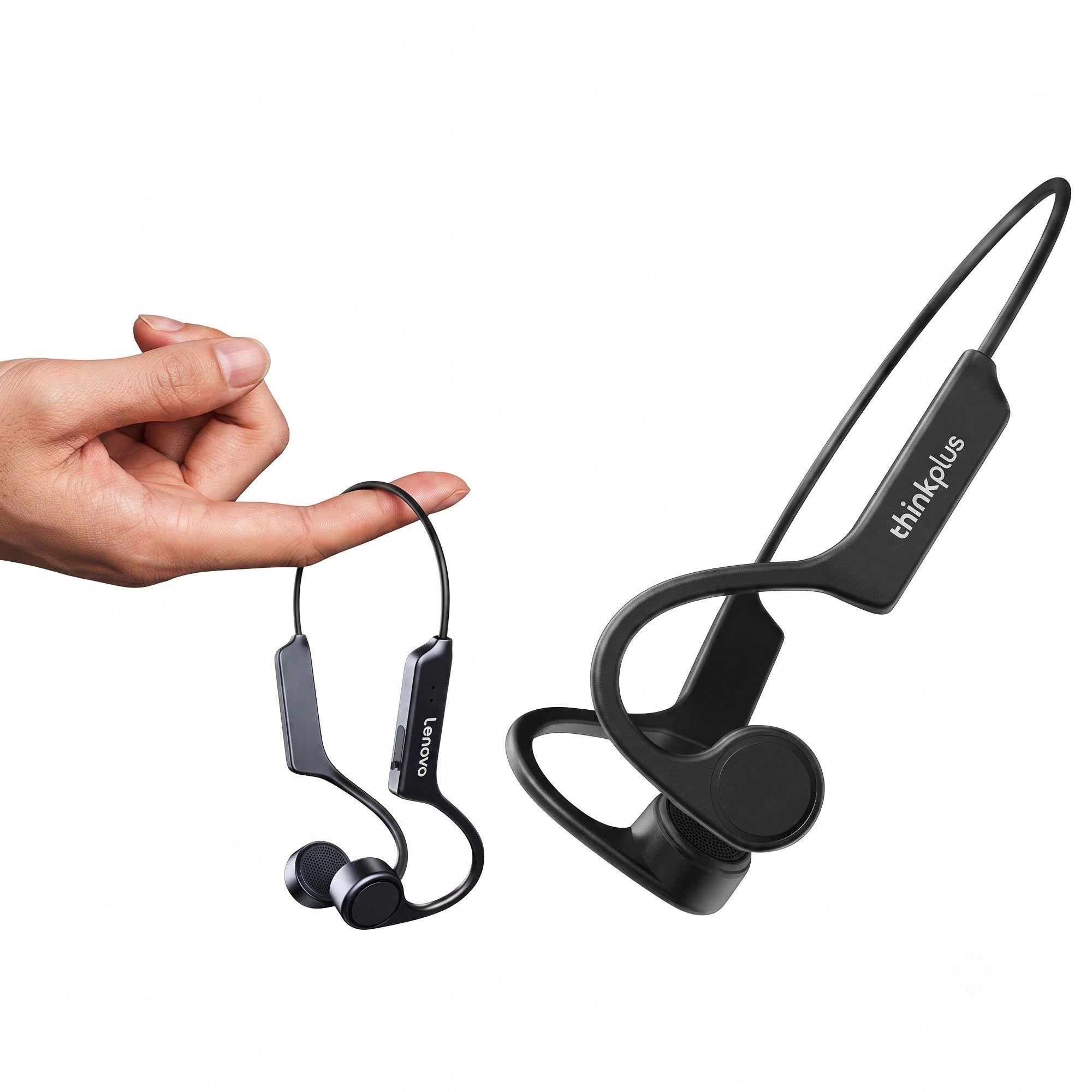 Lenovo X4 Black Conduccion osea Audifonos Bluetooth-3