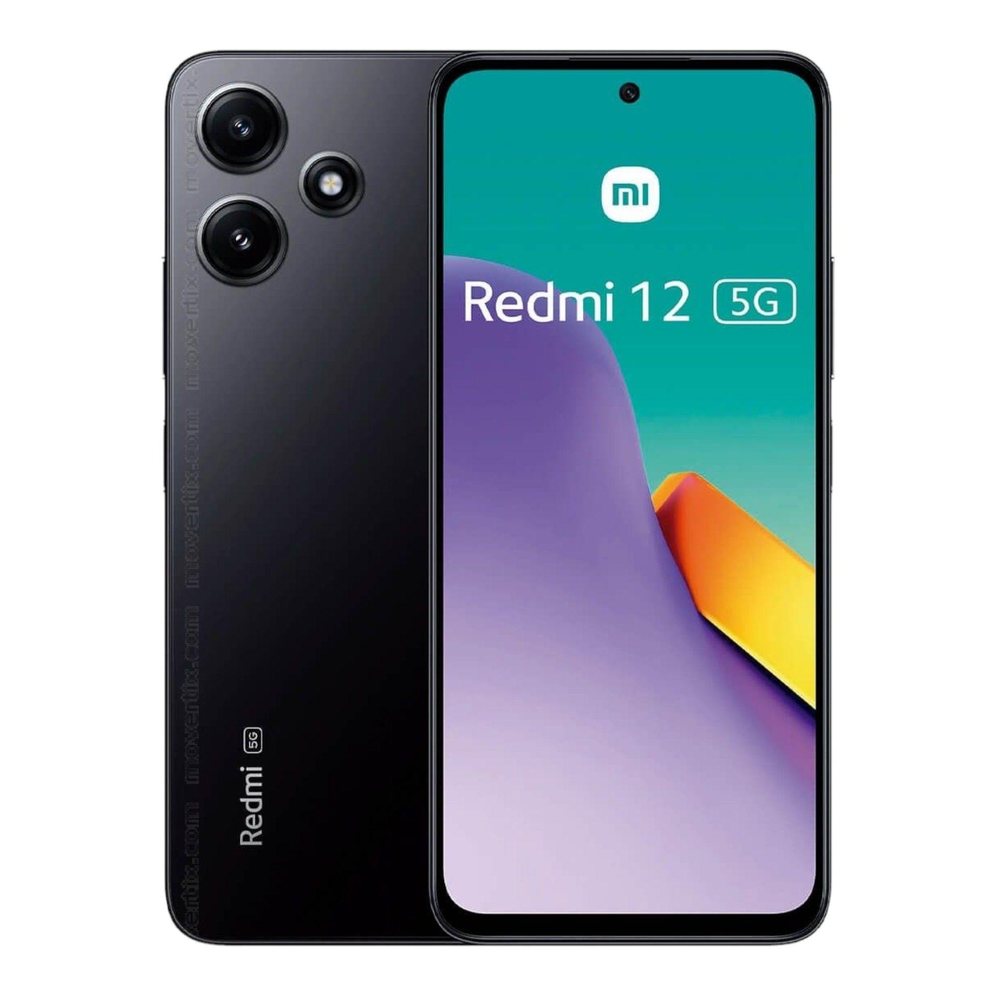 XIAOMI REDMI 12 5G DUAL SIM 128 GB MIDNIGHT BLACK 4 GB RAM-0