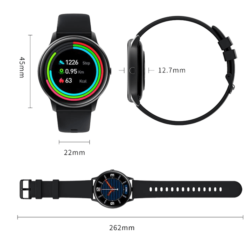 Smartwatch Xiaomi Imilab KW66 Negro 1.28"-2