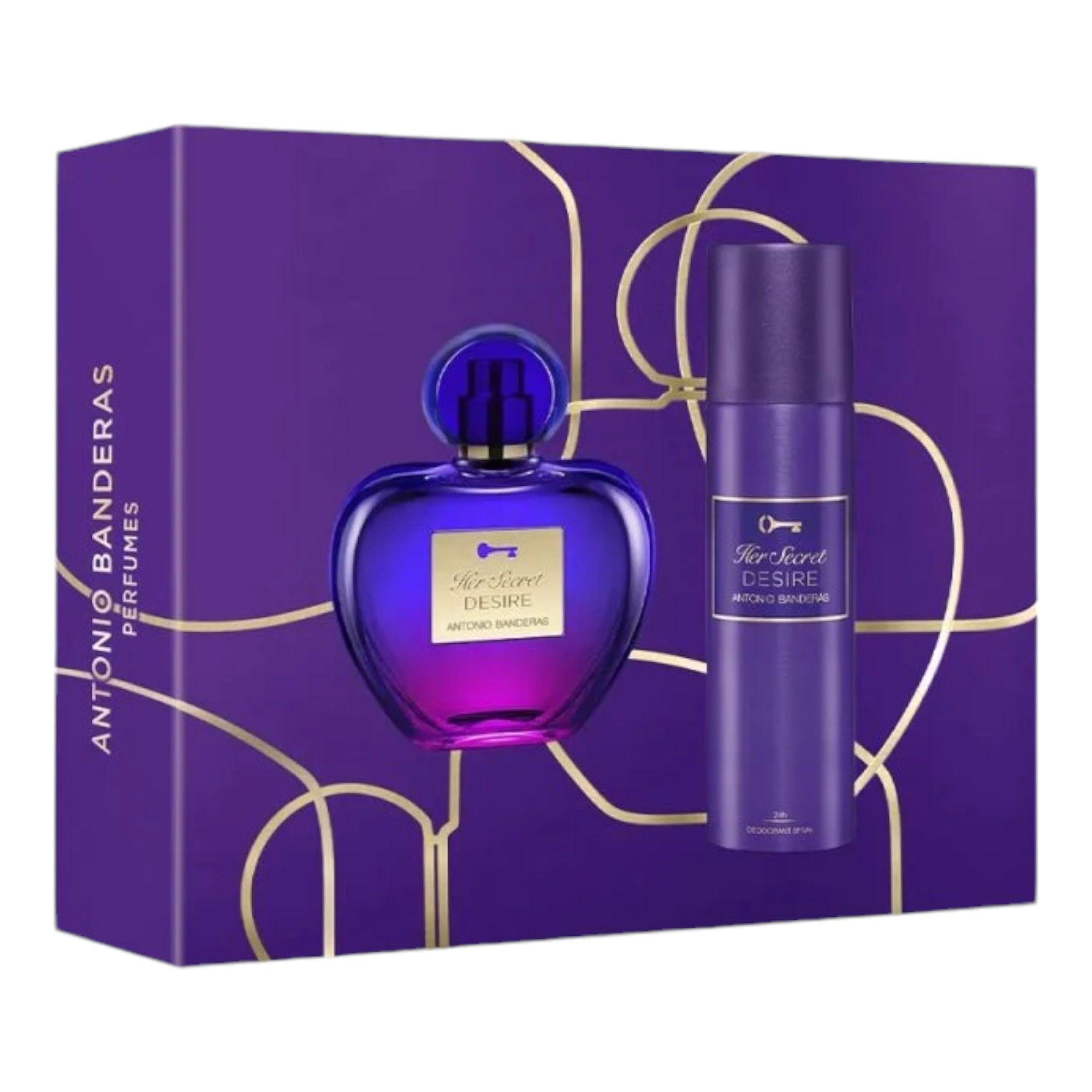 ANTONIO BANDERAS HER SECRET DESIRE SET EDT 80ML + DEO 150ML-0
