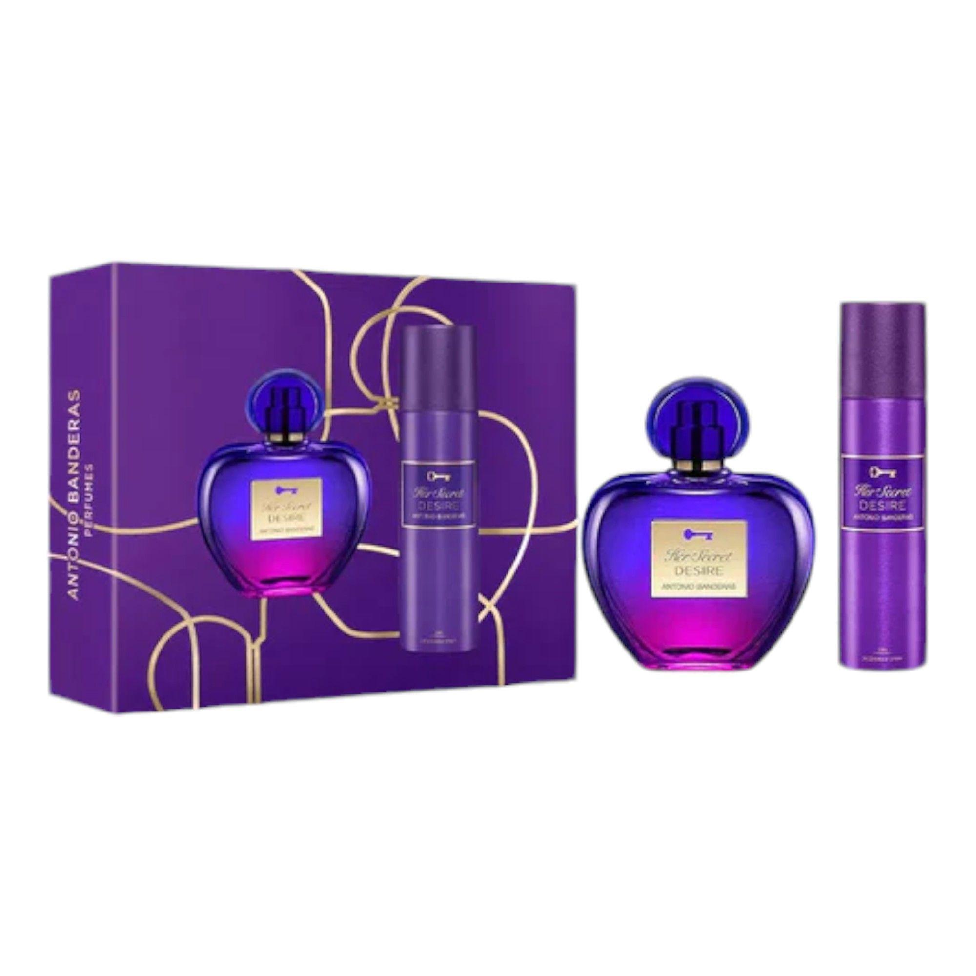 ANTONIO BANDERAS HER SECRET DESIRE SET EDT 80ML + DEO 150ML-1