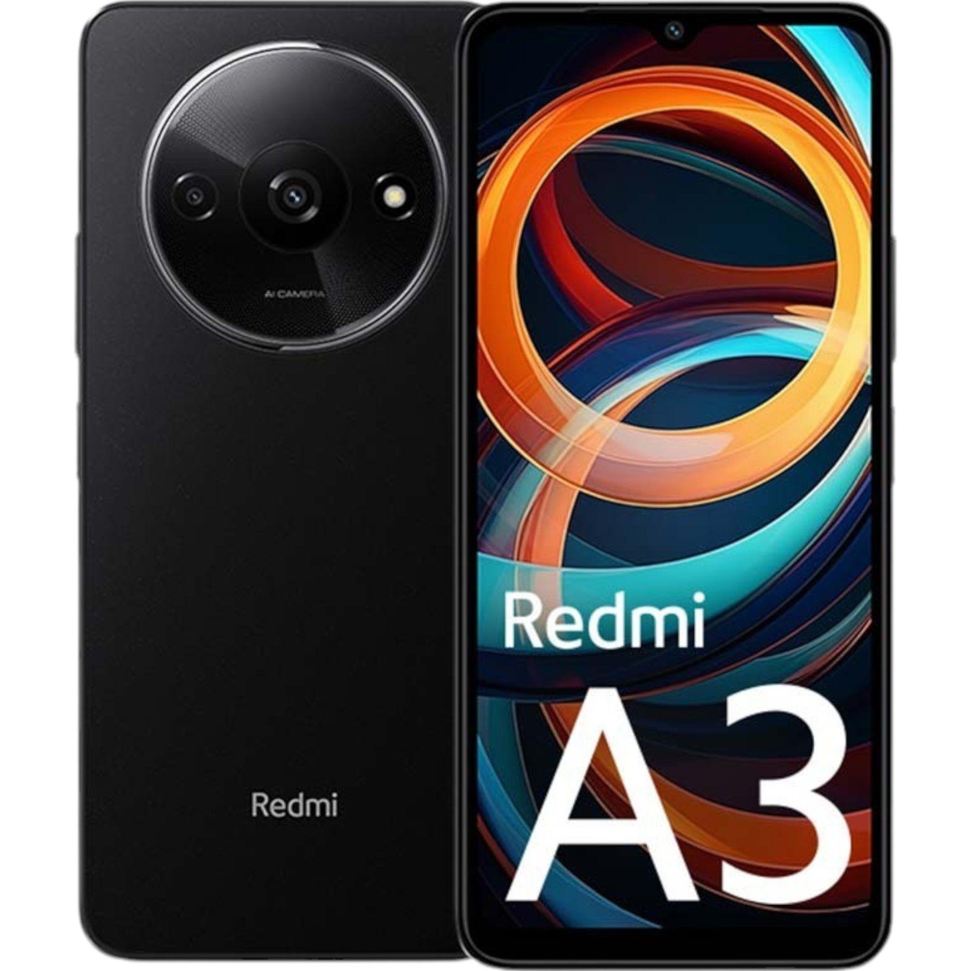 XIAOMI REDMI A3 DUAL SIM 128GB MIDNIGHT BLACK 4GB RAM-0