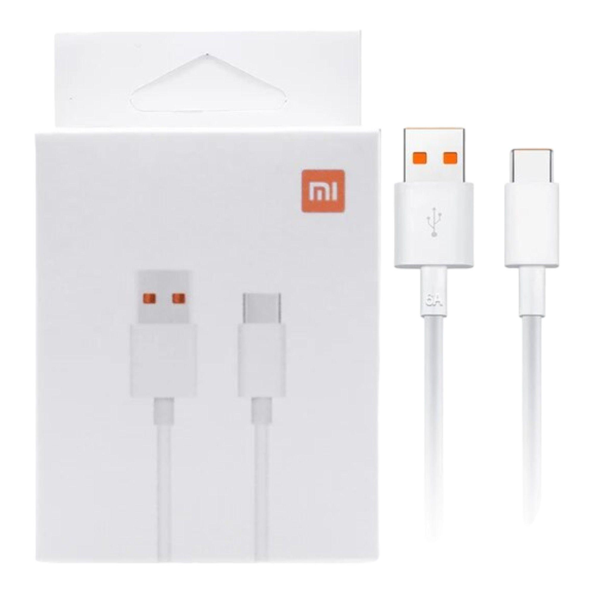 CABLE XIAOMI 6A TYPE-A TO TYPE-C BLANCO-2