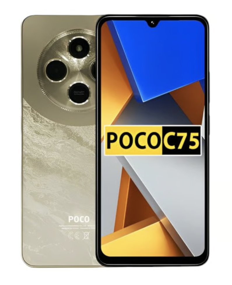 XIAOMI POCO C75 DUAL SIM 256GB DORADO 8GB RAM-0