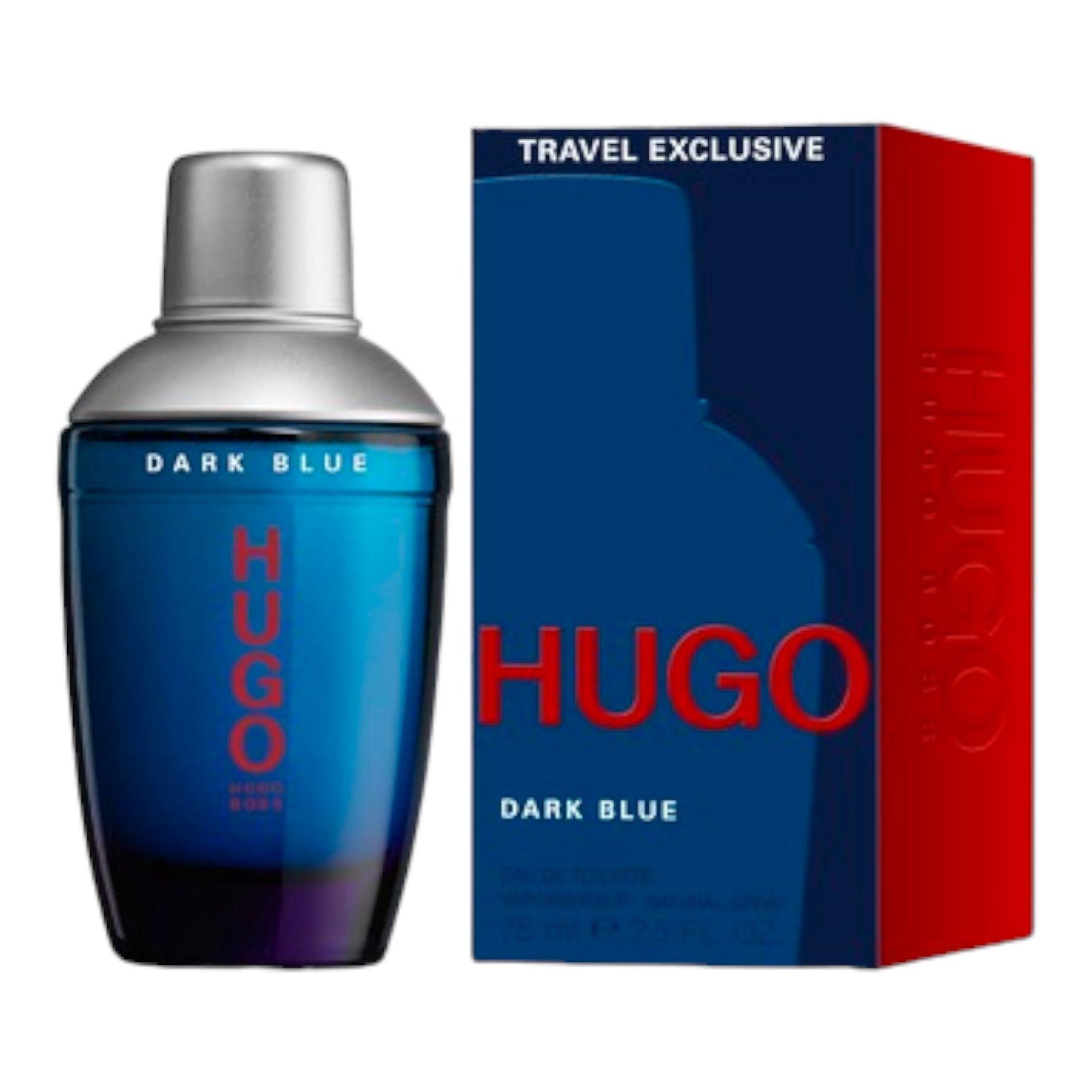 Hugo Boss Dark Blue Edt 75ml Hombre-0