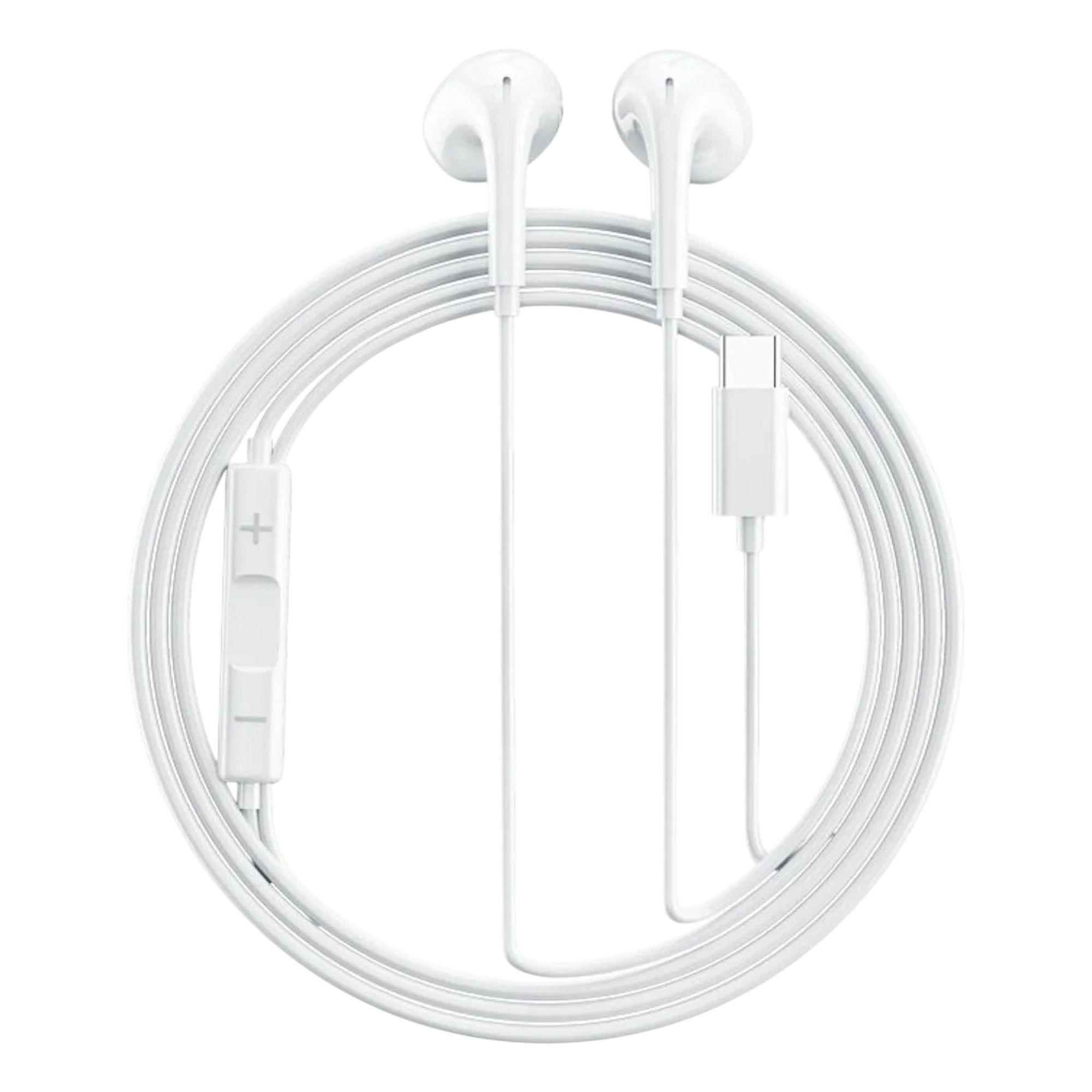 AUDÍFONOS CON CABLE Y MICRÓFONO QCY LH1 TIPO C BLANCO-2