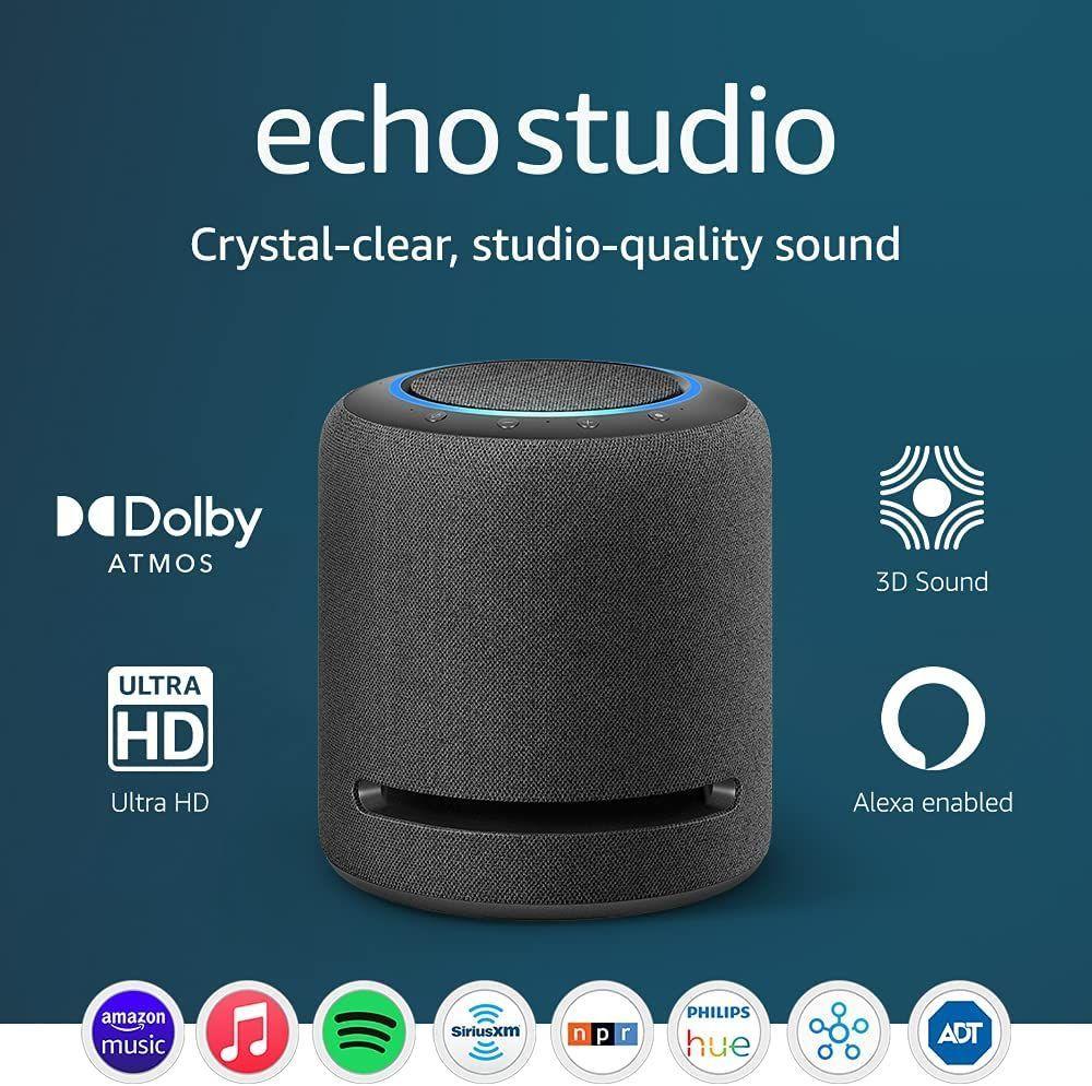 PARLANTE AMAZON ECHO STUDIO CON ALEXA AUDIO ESPACIAL-2