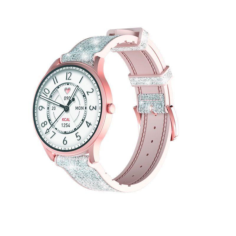 Smartwatch Kieslect Lora Rosado Llamadas y Correa de Regalo-3