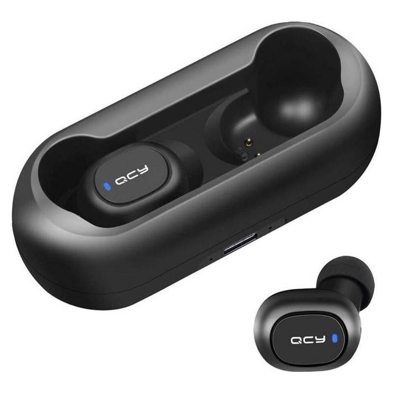 AUDIFONOS QCY T1C NEGRO-2