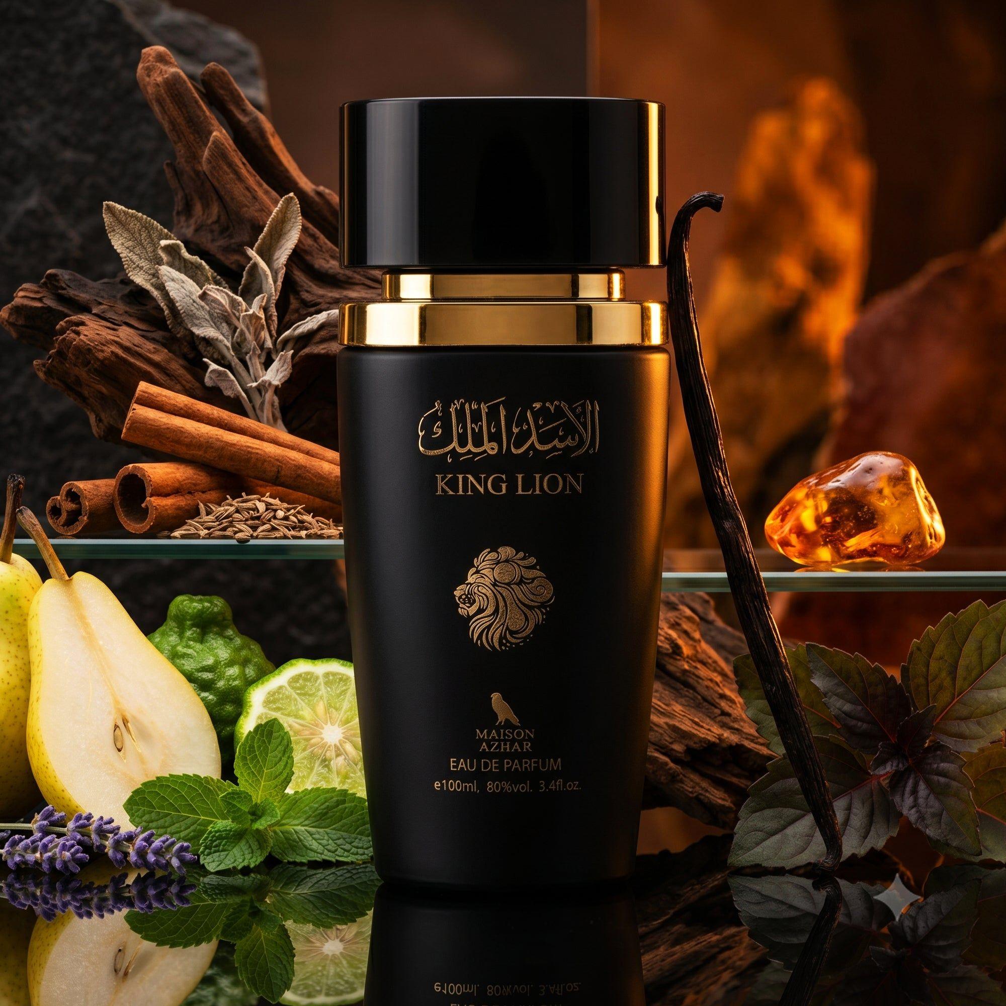 Maison Azhar King Lion Black Edp 100ml Hombre-2