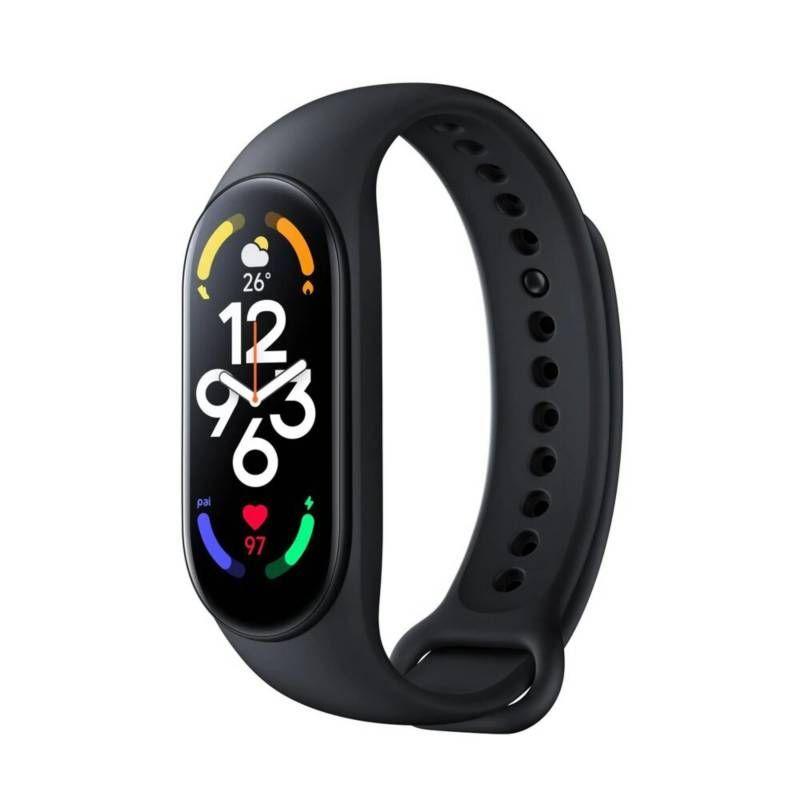 Xiaomi Mi Smart Band 7 1.62 Caja Negra, Malla Negra-1