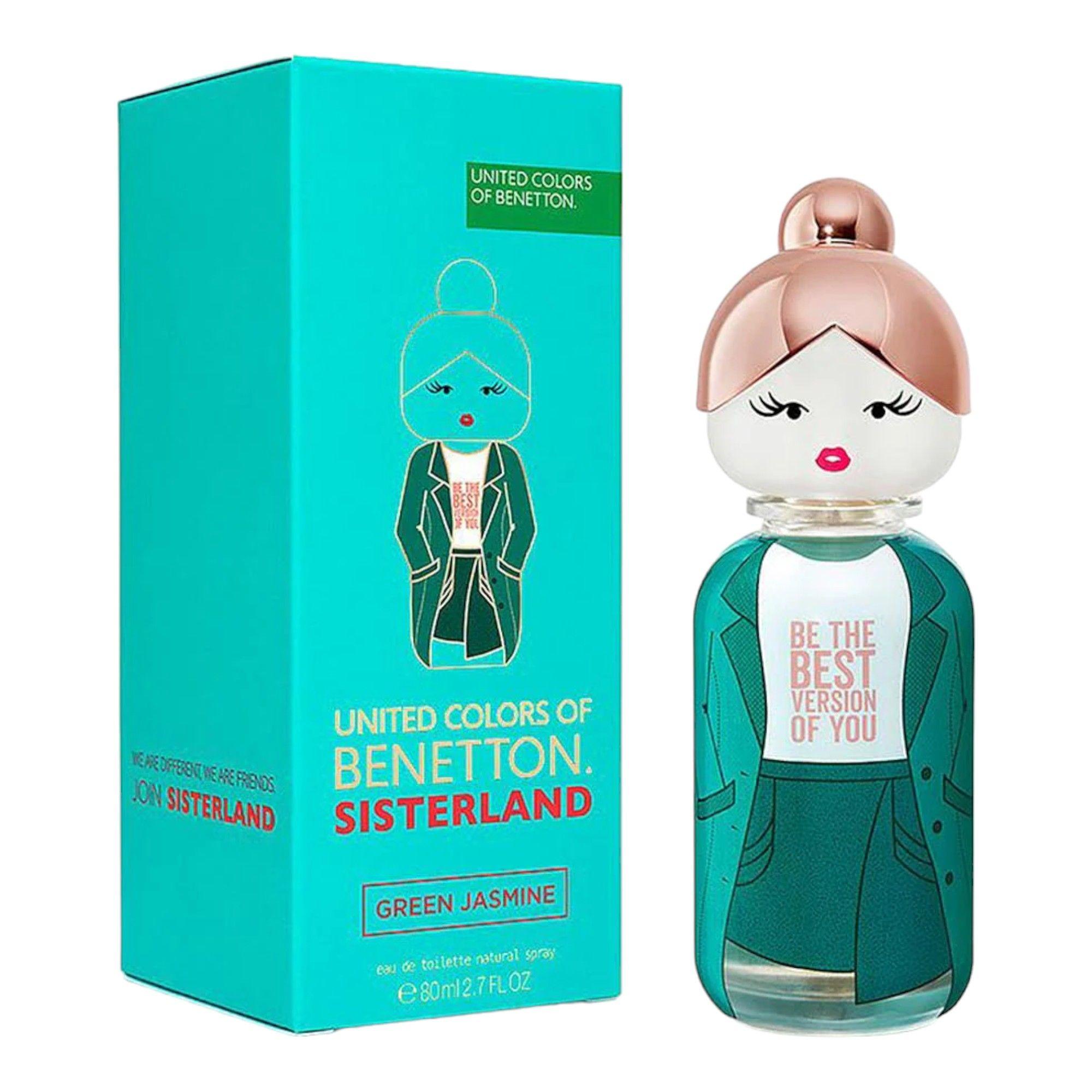 BENETTON SISTERLAND GREEN JASMINE EDT 80ML MUJER-0