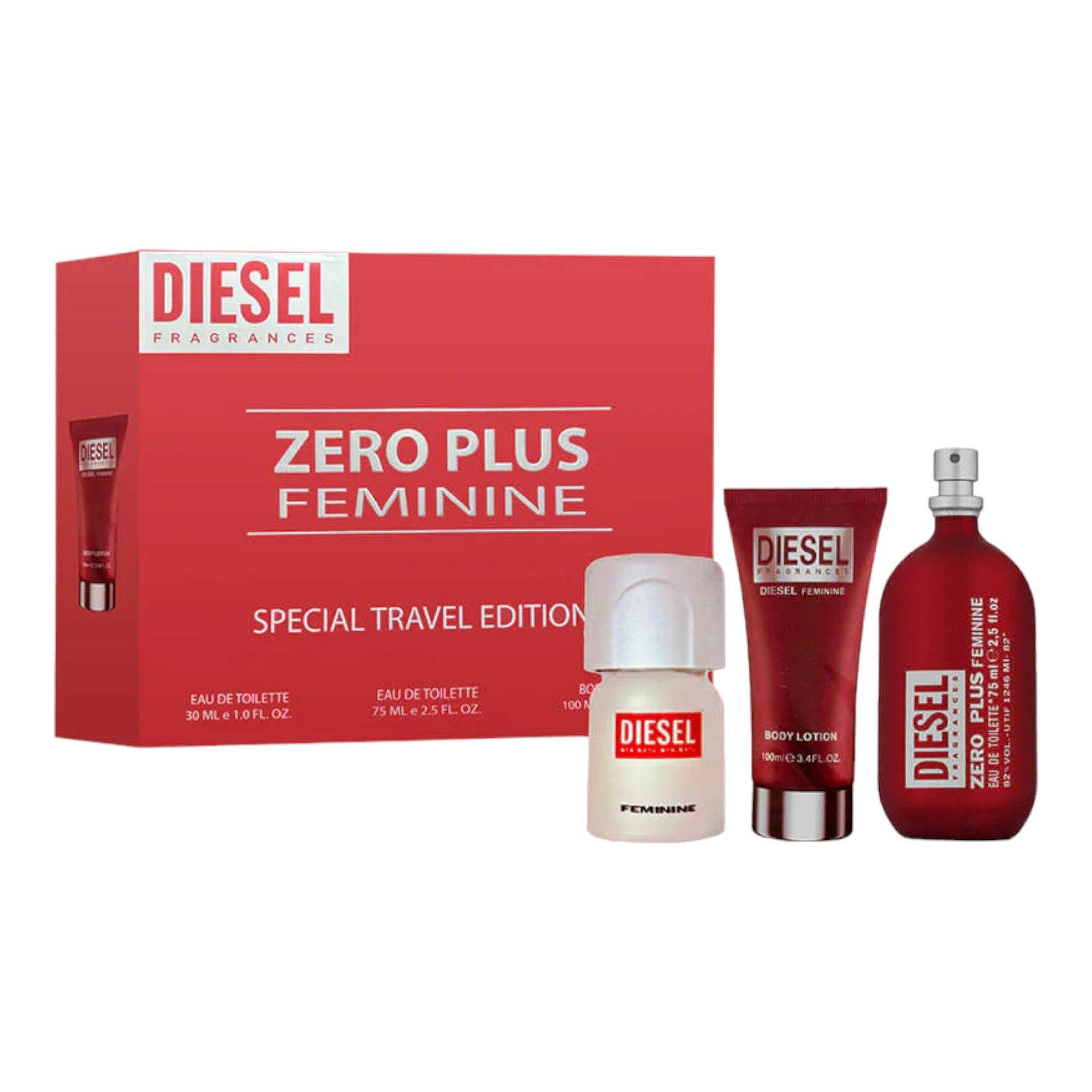 DIESEL ZERO PLUS FEMENIN EDT 75ML 30ML BI 100ML-0