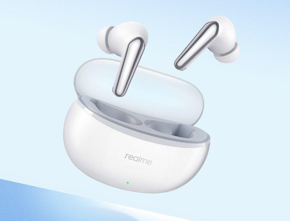 Audifonos Bluetooth Realme Buds Air 3 Neo Blanco-2