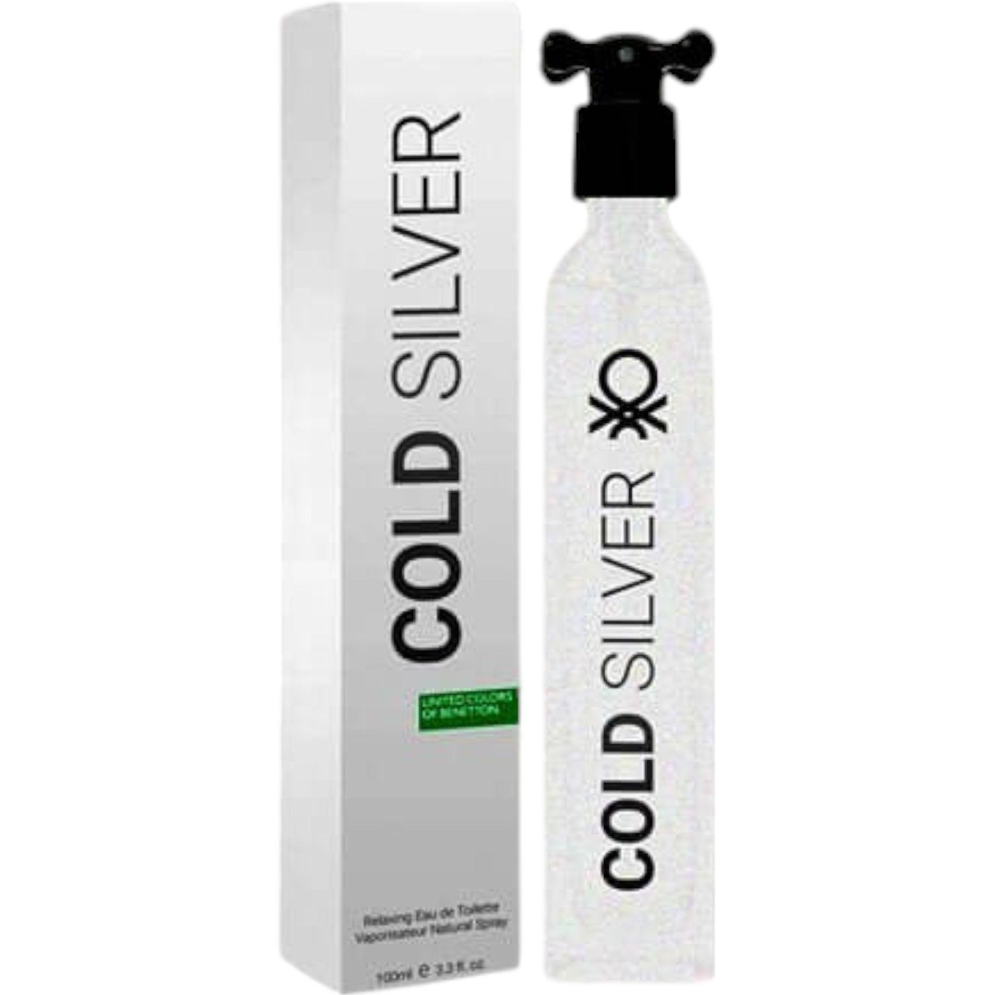 BENETTON COLD SILVER EDT 100ML HOMBRE-0